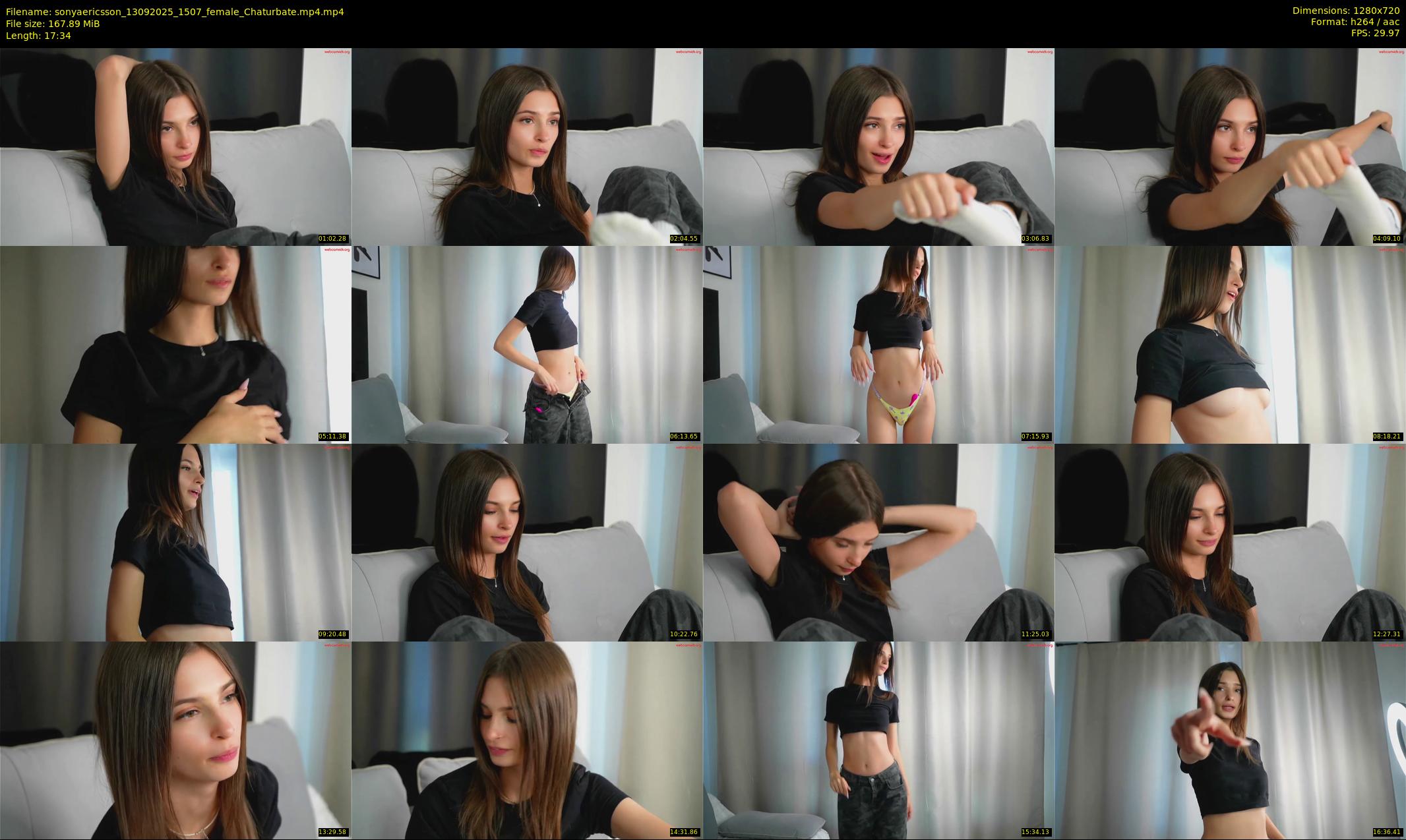 sonyaericsson — 18 minute Chaturbate female cam show recording, 720p, Sep 13, 2025