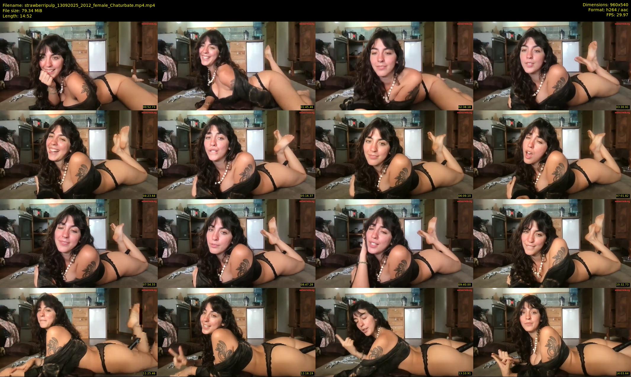 strawberripulp — 15 minute Chaturbate female cam show recording, 480p, Sep 13, 2025