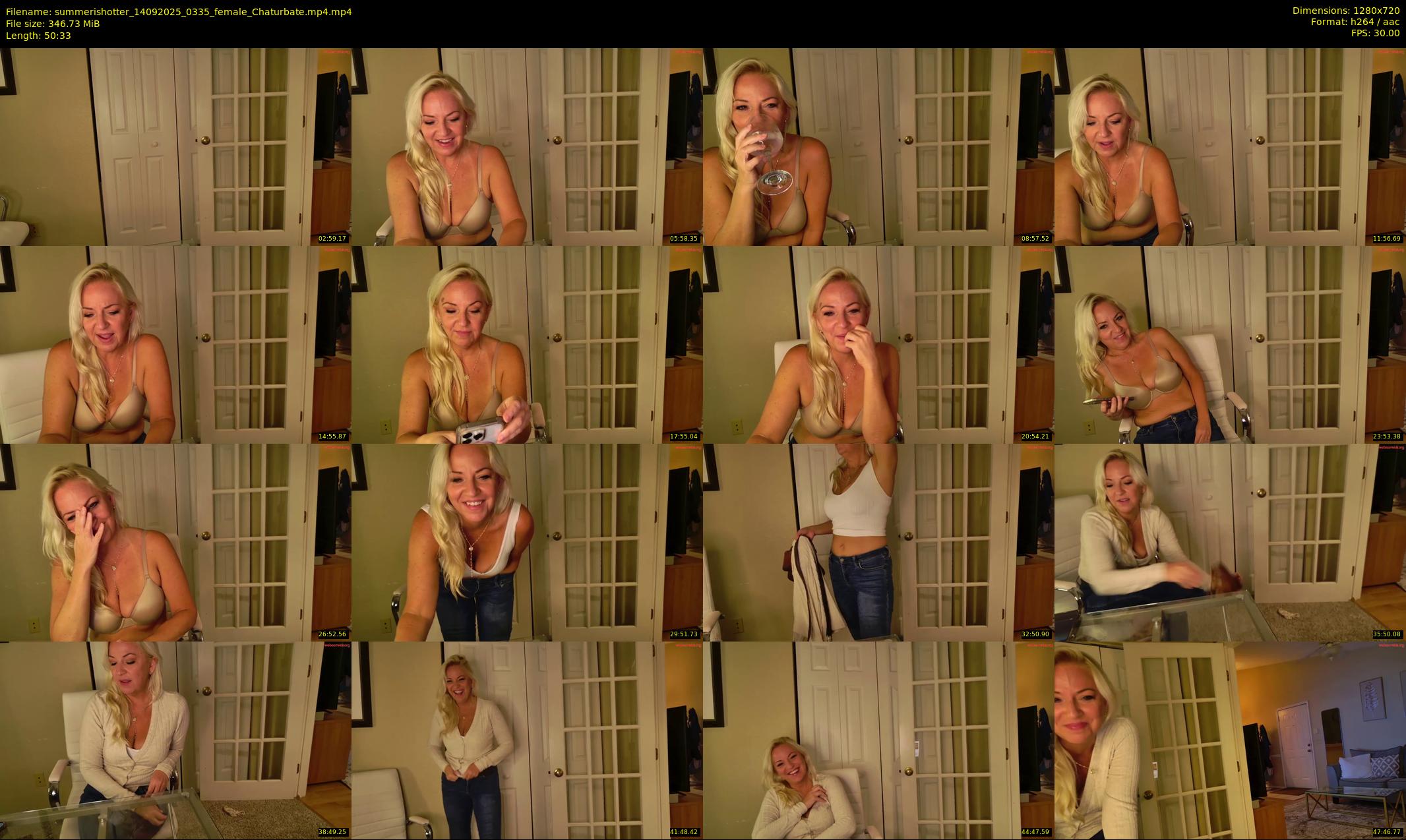 summerishotter — 51 minute Chaturbate female cam show recording, 720p, Sep 14, 2025