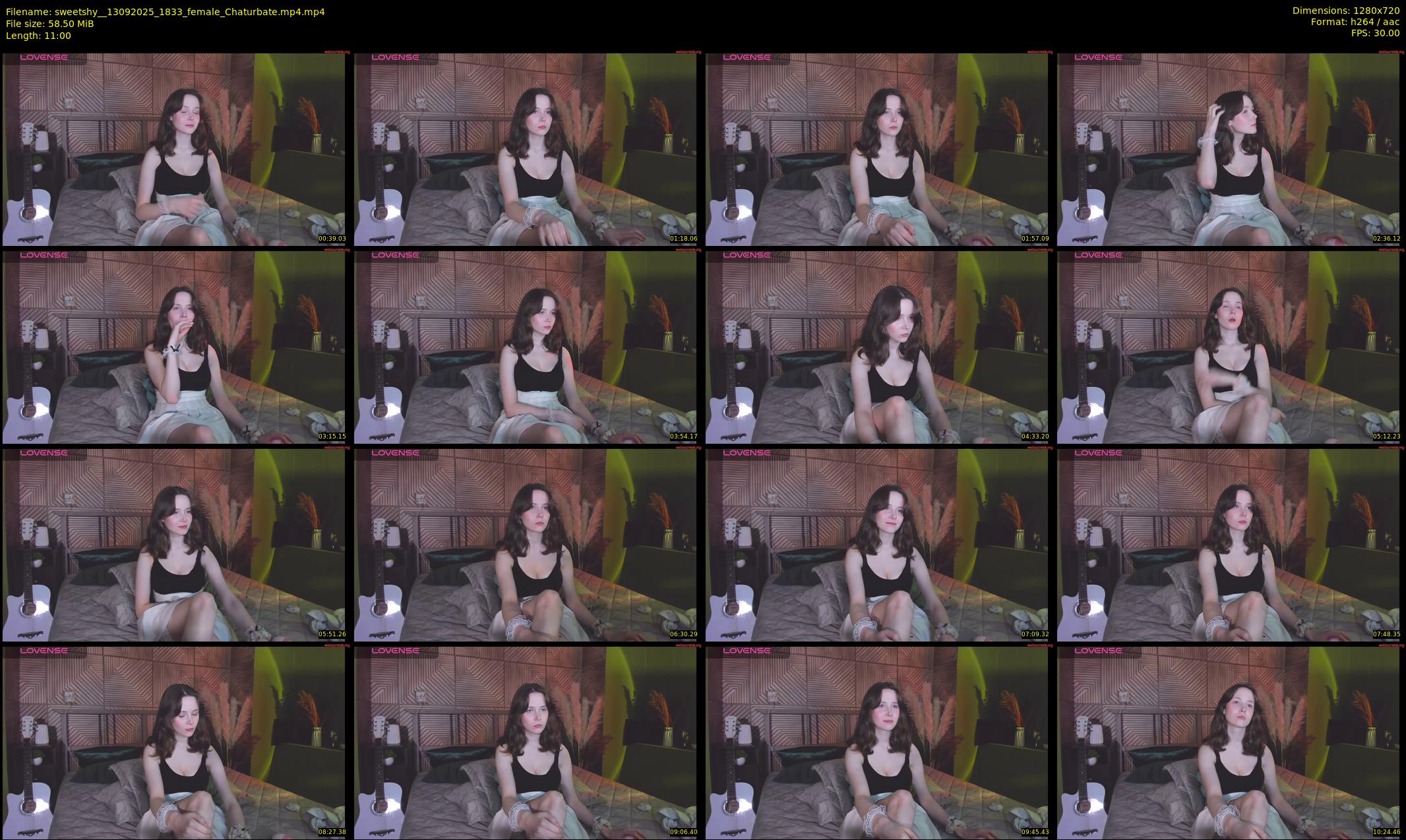 sweetshy_ — 11 minute Chaturbate female cam show recording, 720p, Sep 13, 2025
