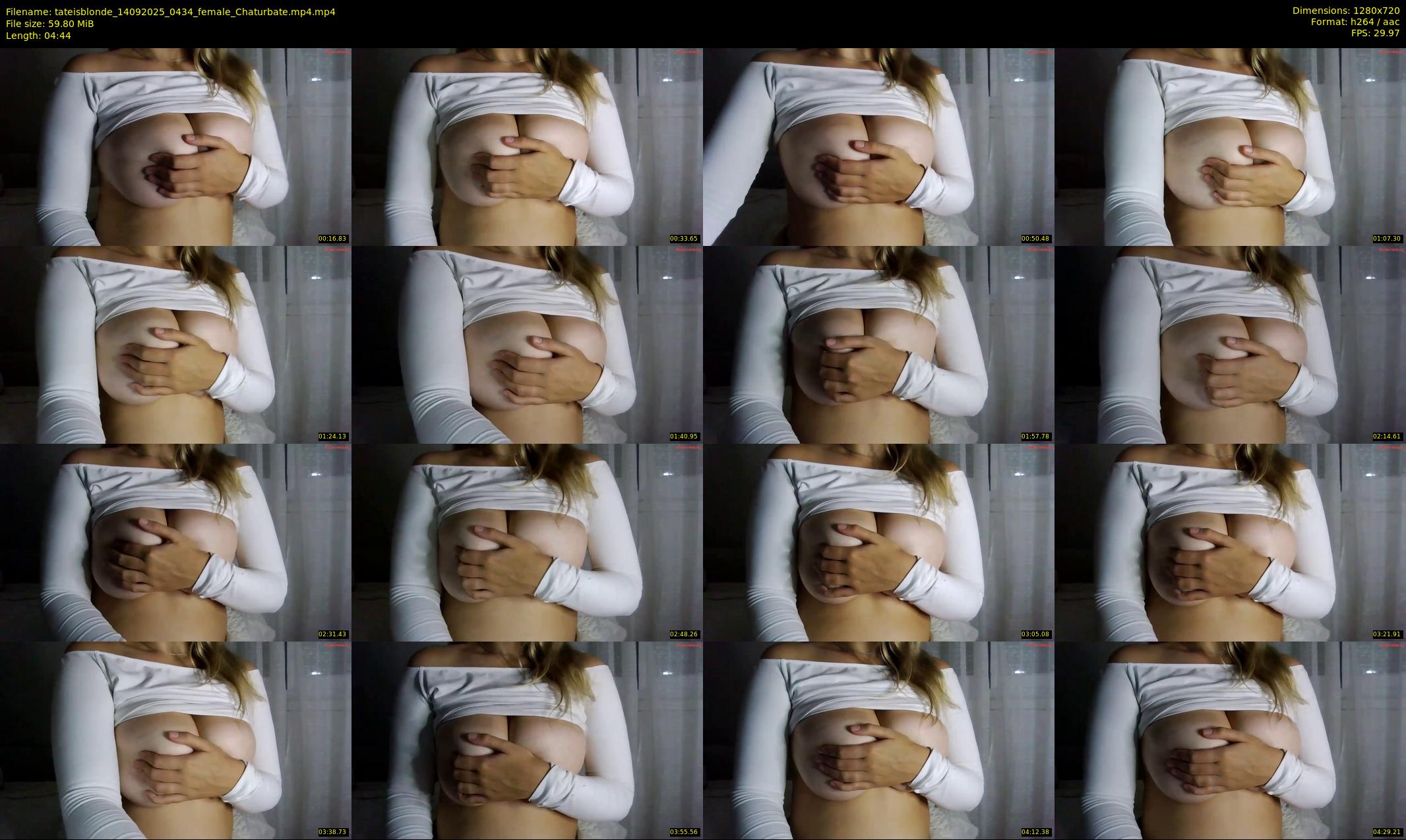 tateisblonde — 5 minute Chaturbate female cam show recording, 720p, Sep 14, 2025