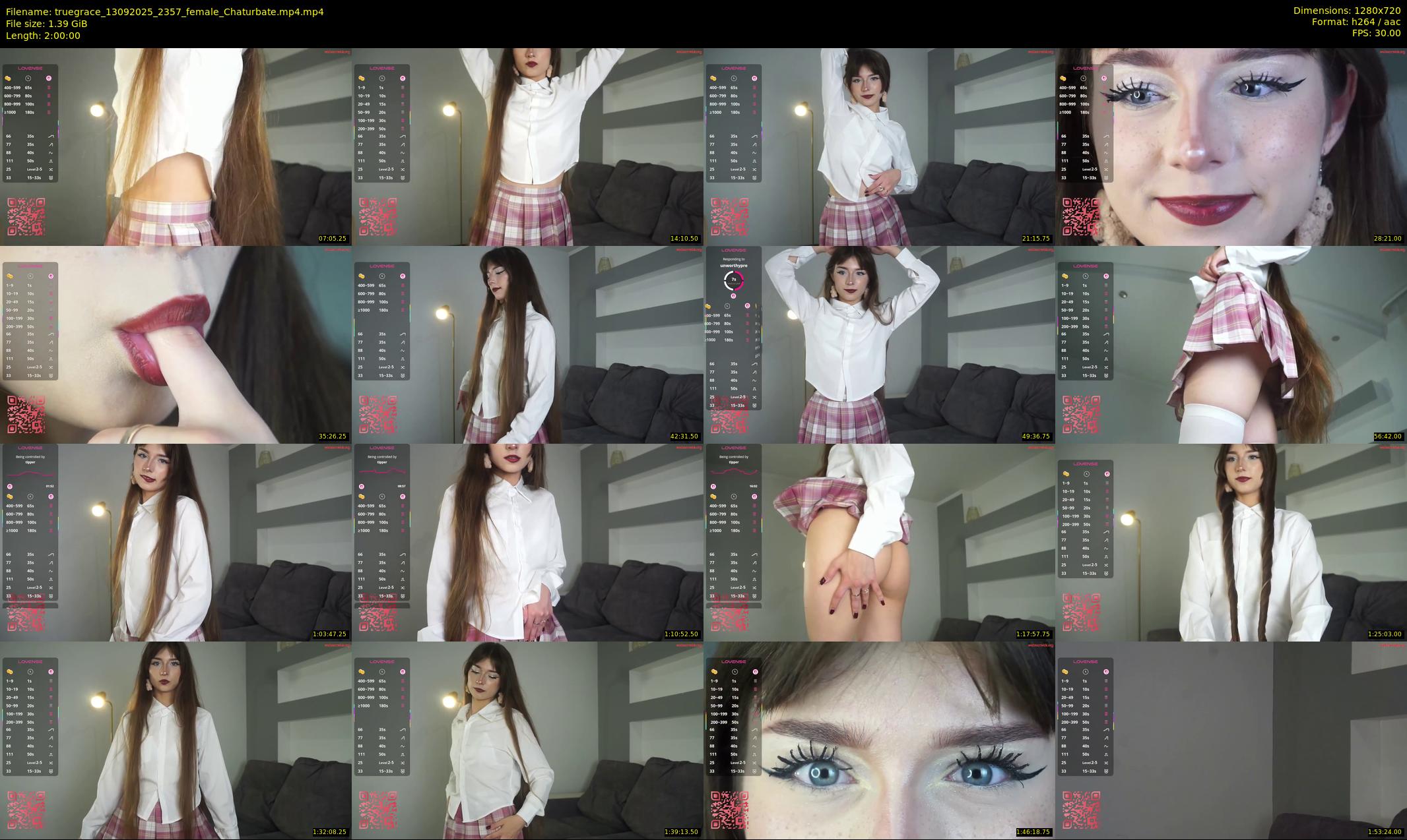 truegrace — 120 minute Chaturbate female cam show recording, 720p, Sep 13, 2025