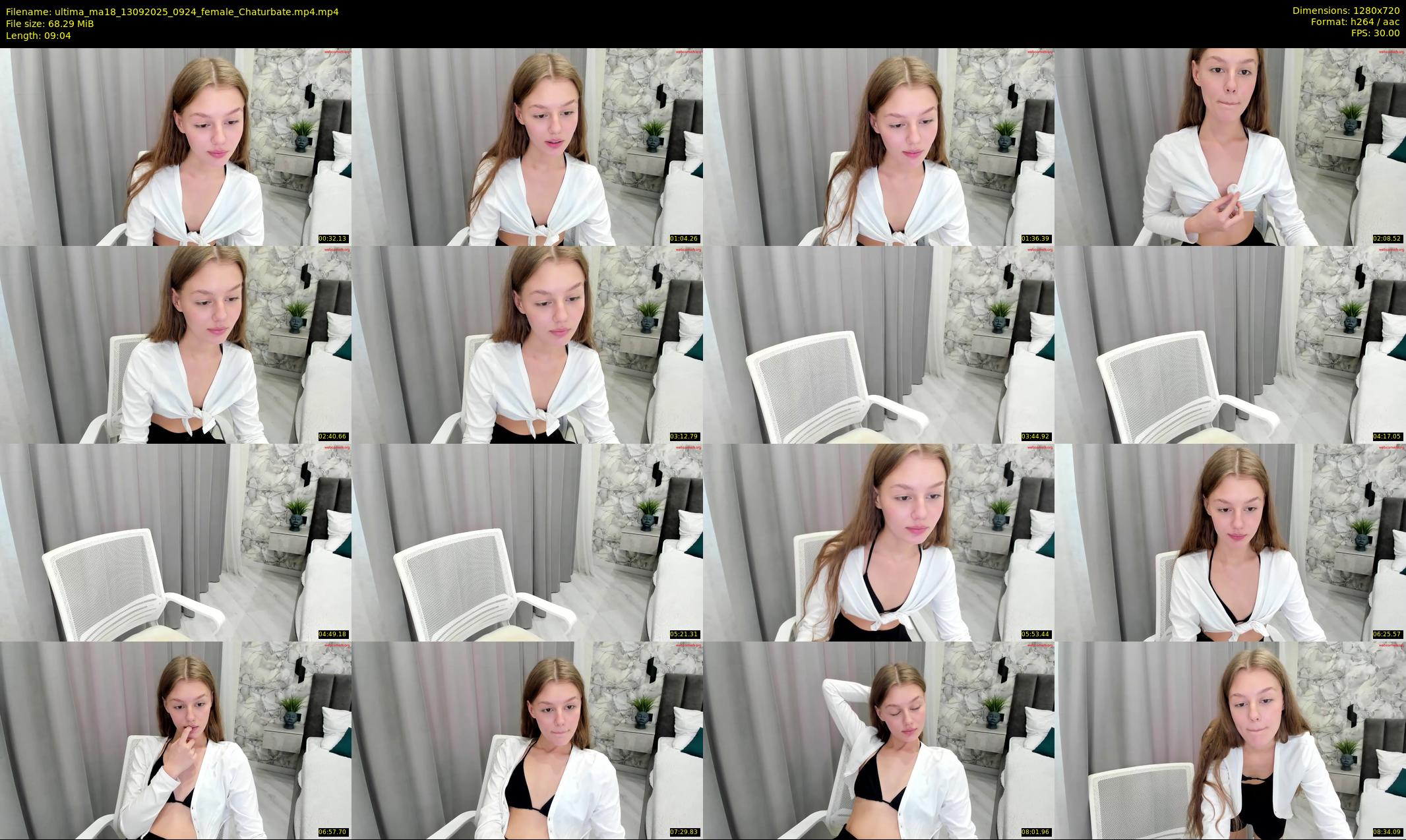 ultima_ma18 — 10 minute Chaturbate female cam show recording, 720p, Sep 13, 2025