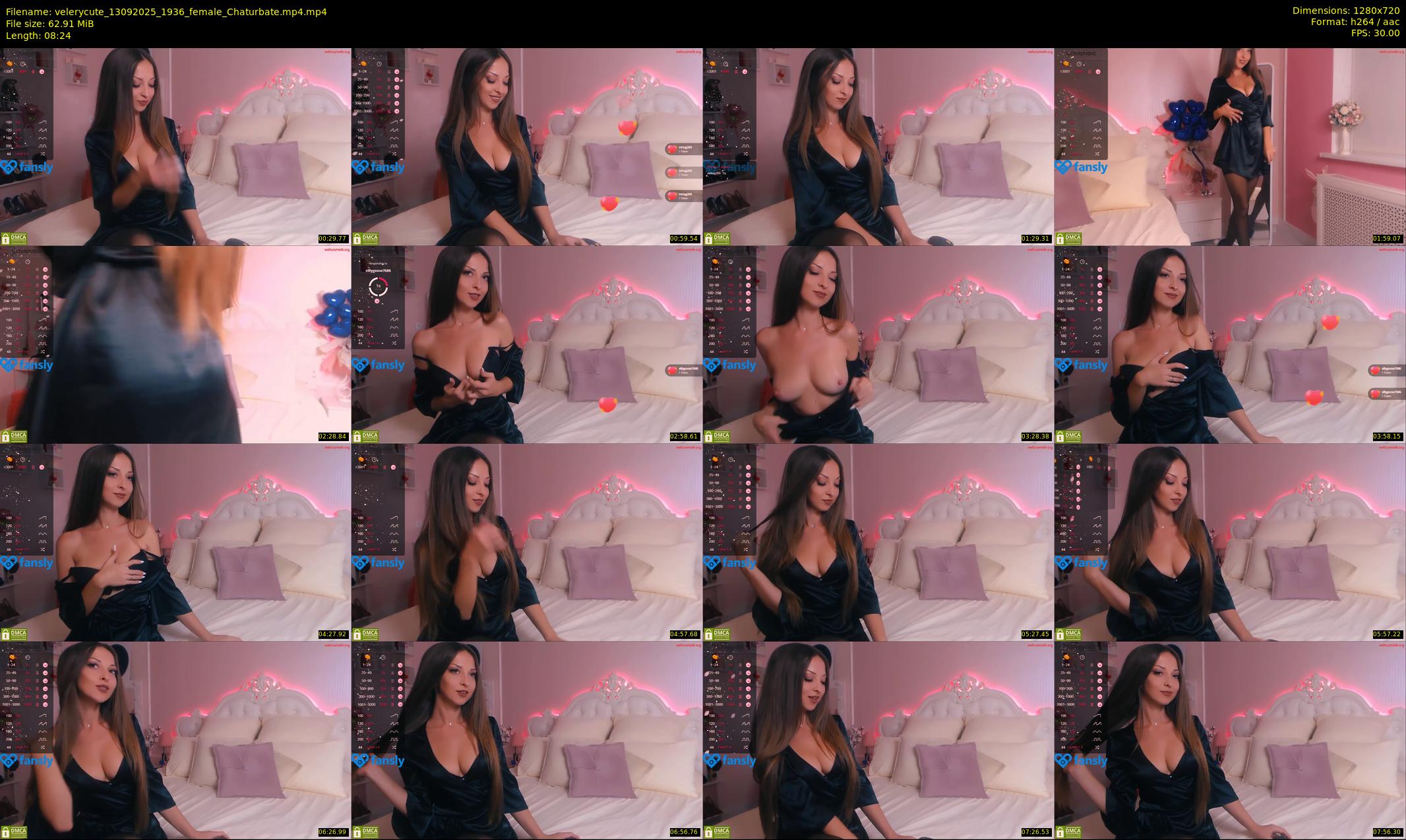 velerycute — 9 minute Chaturbate female cam show recording, 720p, Sep 13, 2025