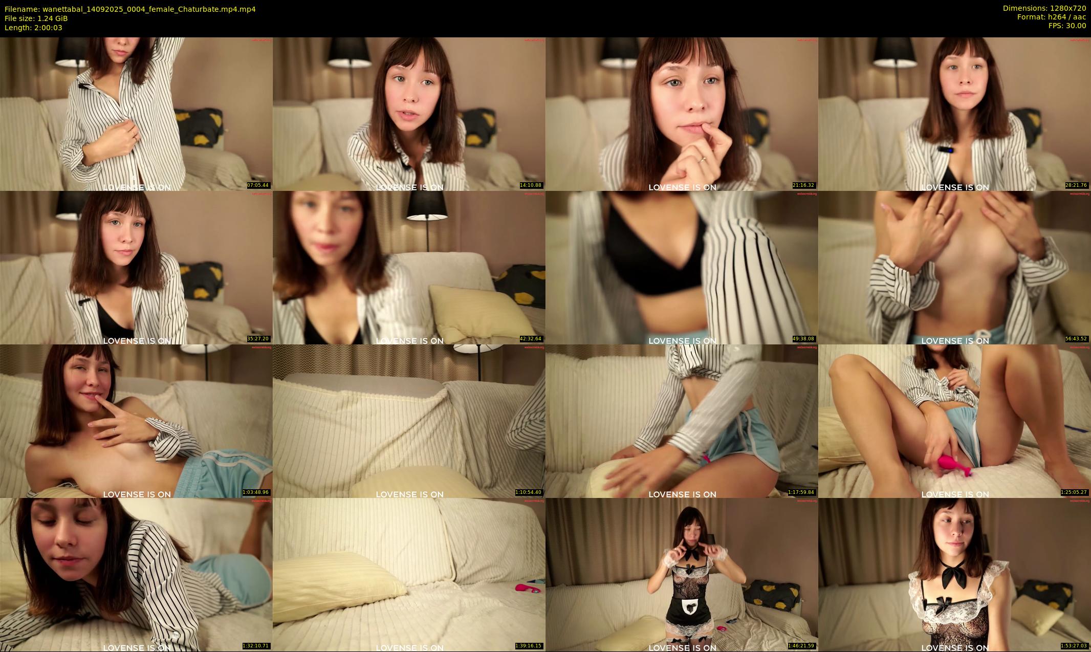 wanettabal — 121 minute Chaturbate female cam show recording, 720p, Sep 14, 2025