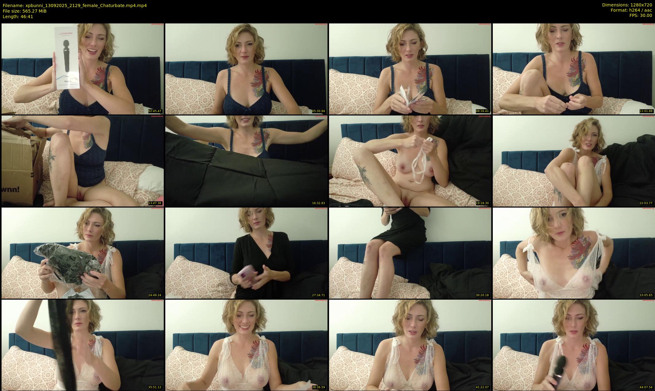 xpbunni — 47 minute Chaturbate female cam show recording, 720p, Sep 13, 2025
