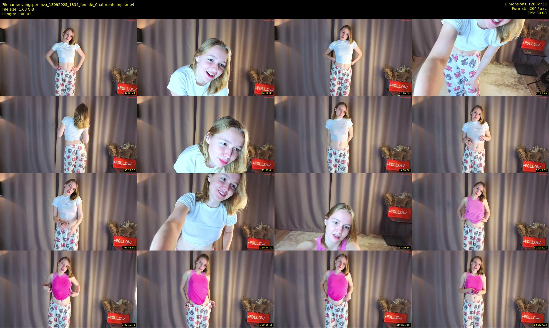 yangsperanza — 121 minute Chaturbate female cam show recording, 720p, Sep 13, 2025
