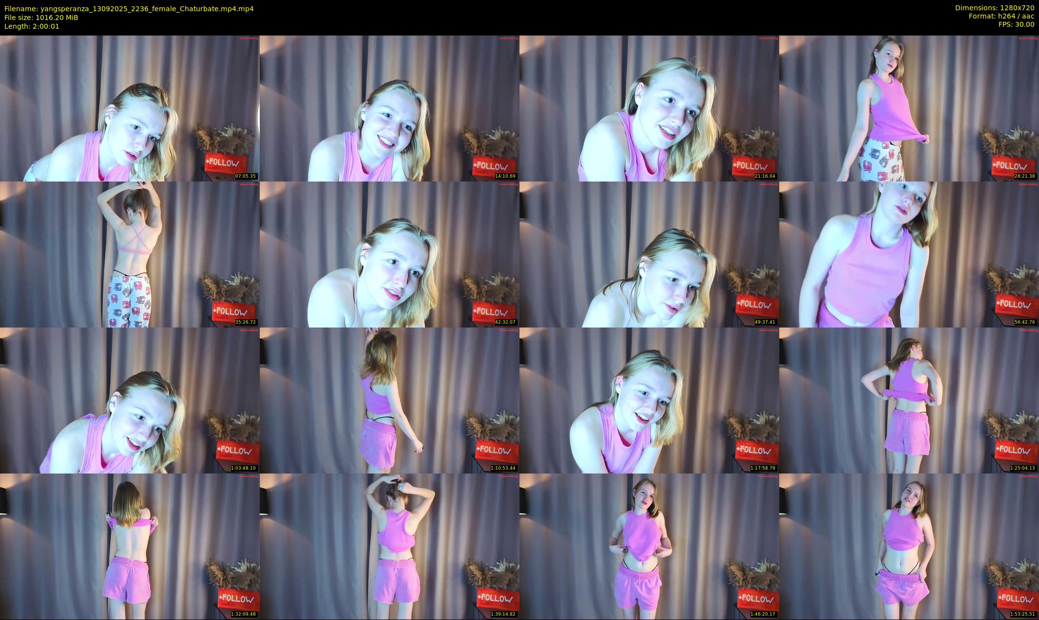 yangsperanza — 121 minute Chaturbate female cam show recording, 720p, Sep 13, 2025