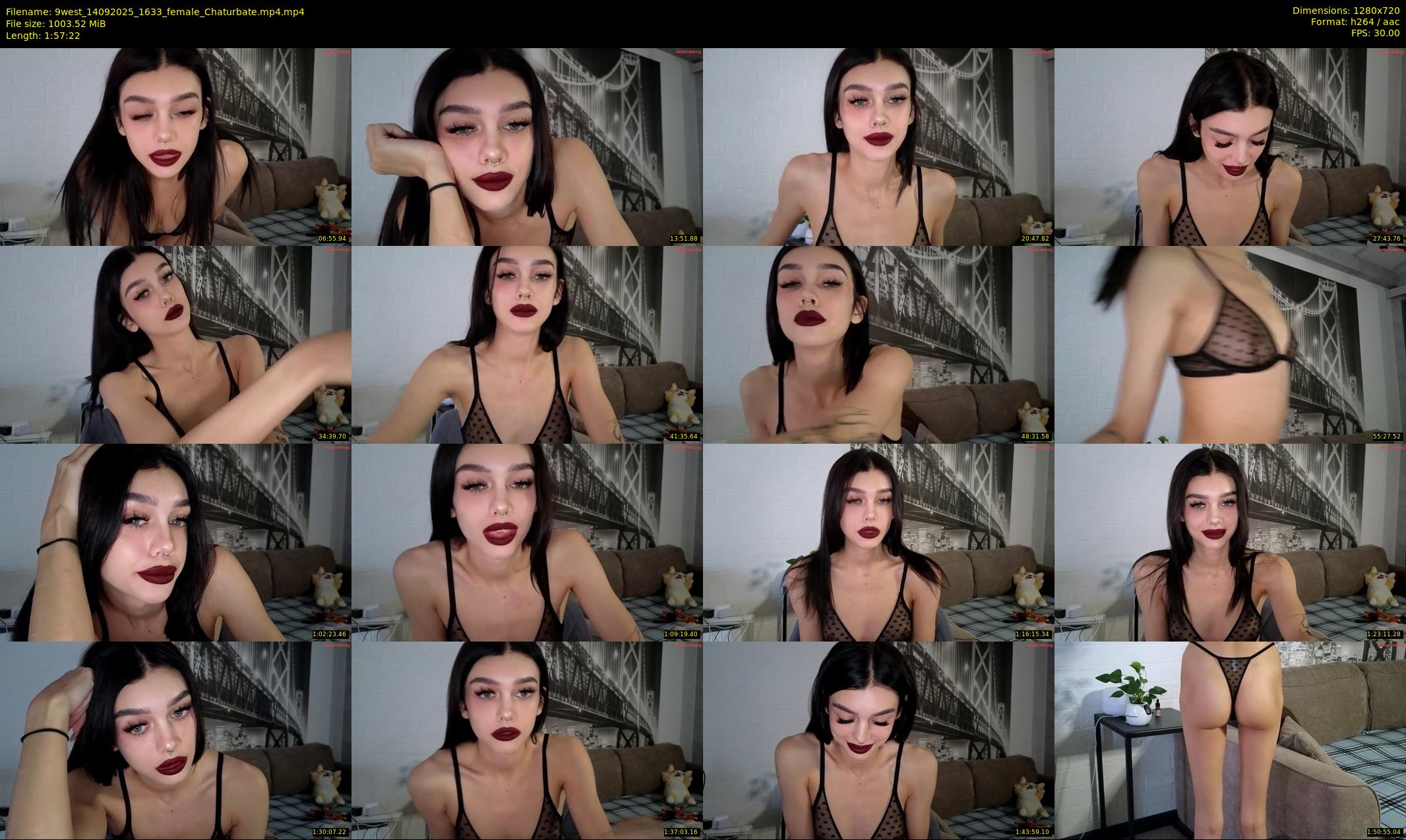 9west — 118 minute Chaturbate female cam show recording, 720p, Sep 14, 2025