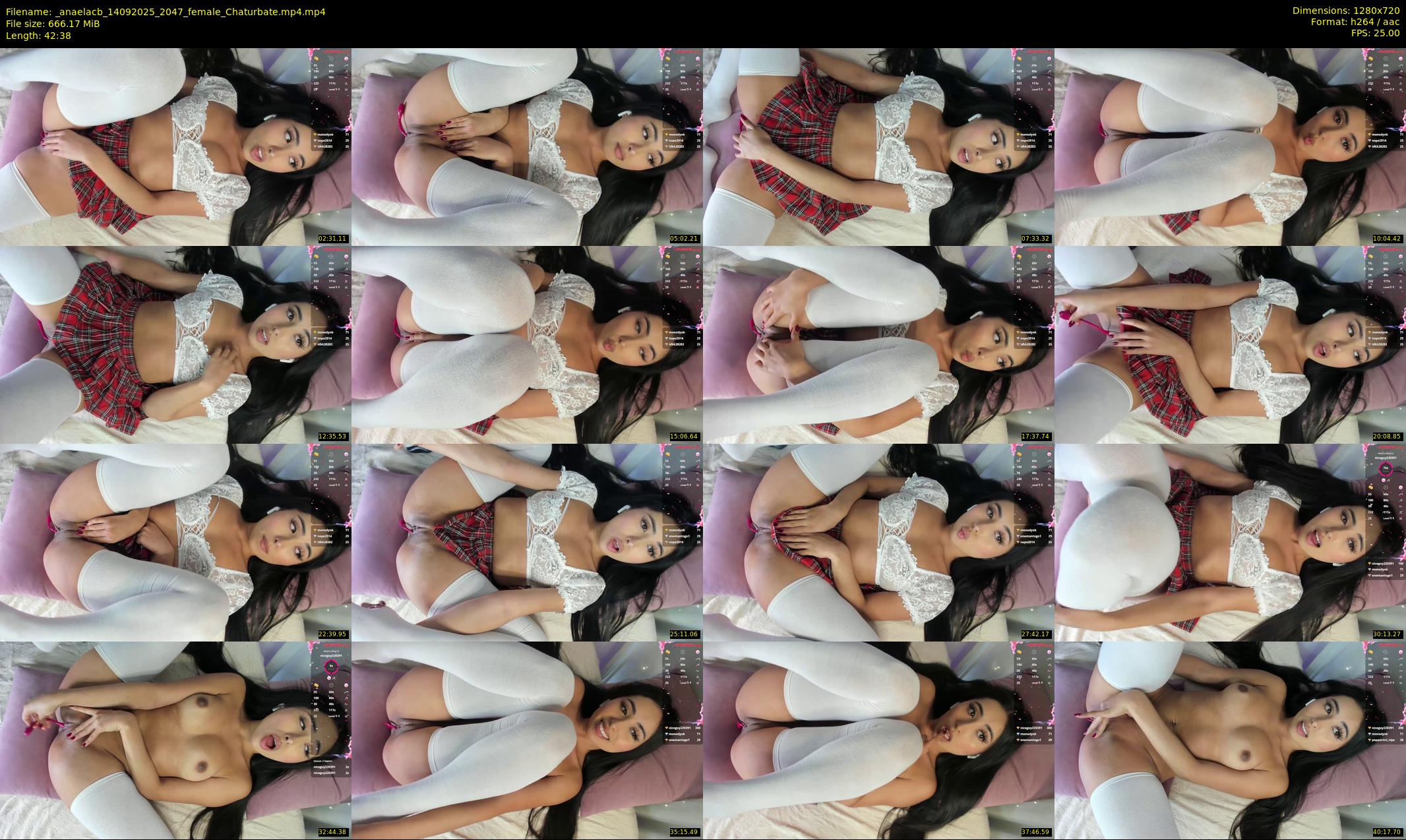 _anaelacb — 43 minute Chaturbate female cam show recording, 720p, Sep 14, 2025