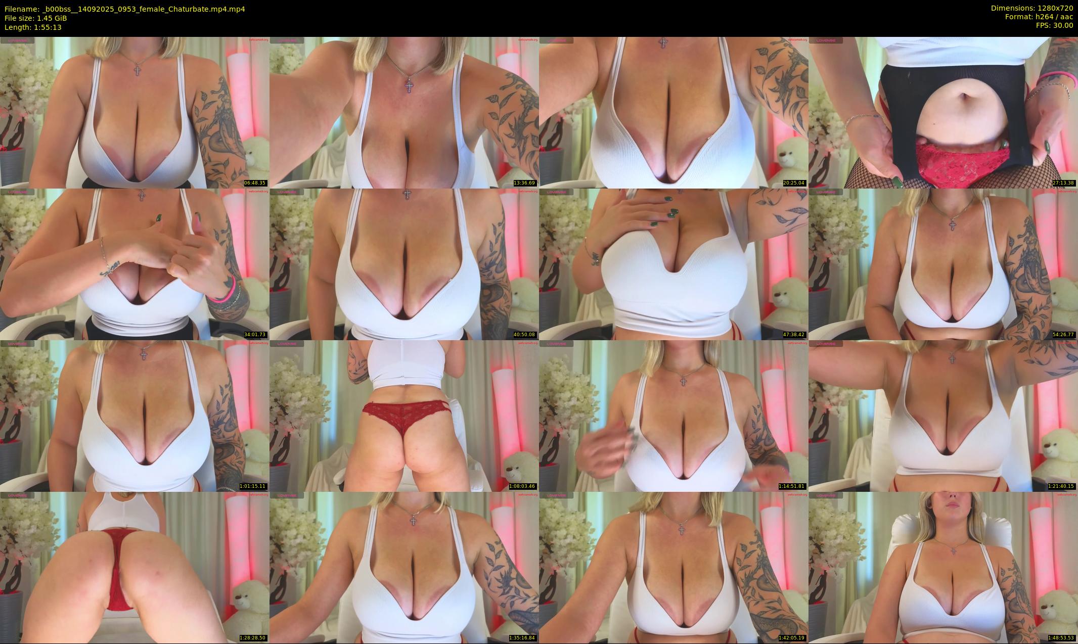 _b00bss_ — 116 minute Chaturbate female cam show recording, 720p, Sep 14, 2025