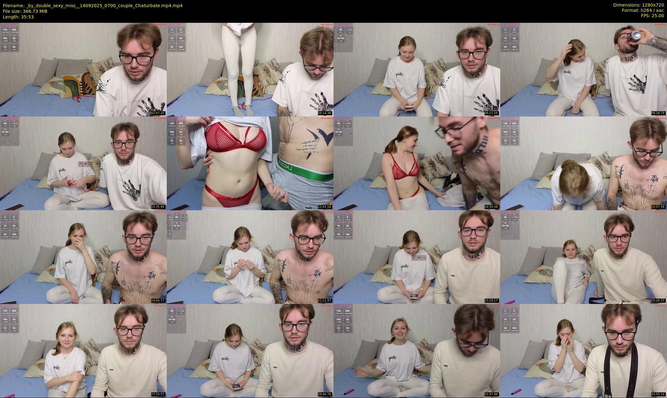 _by_double_sexy_miss_ — 36 minute Chaturbate couple cam show recording, 720p, Sep 14, 2025