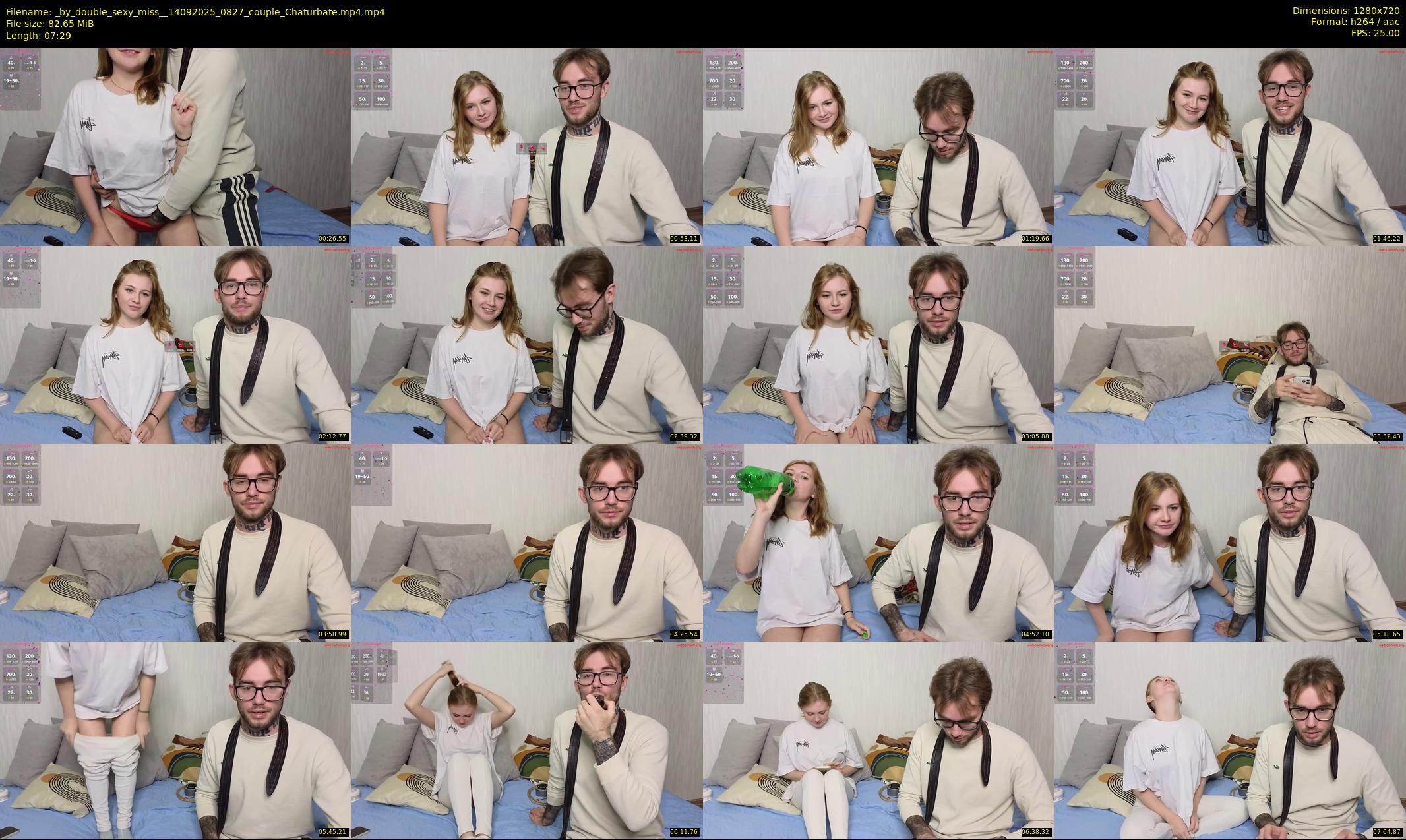 _by_double_sexy_miss_ — 8 minute Chaturbate couple cam show recording, 720p, Sep 14, 2025