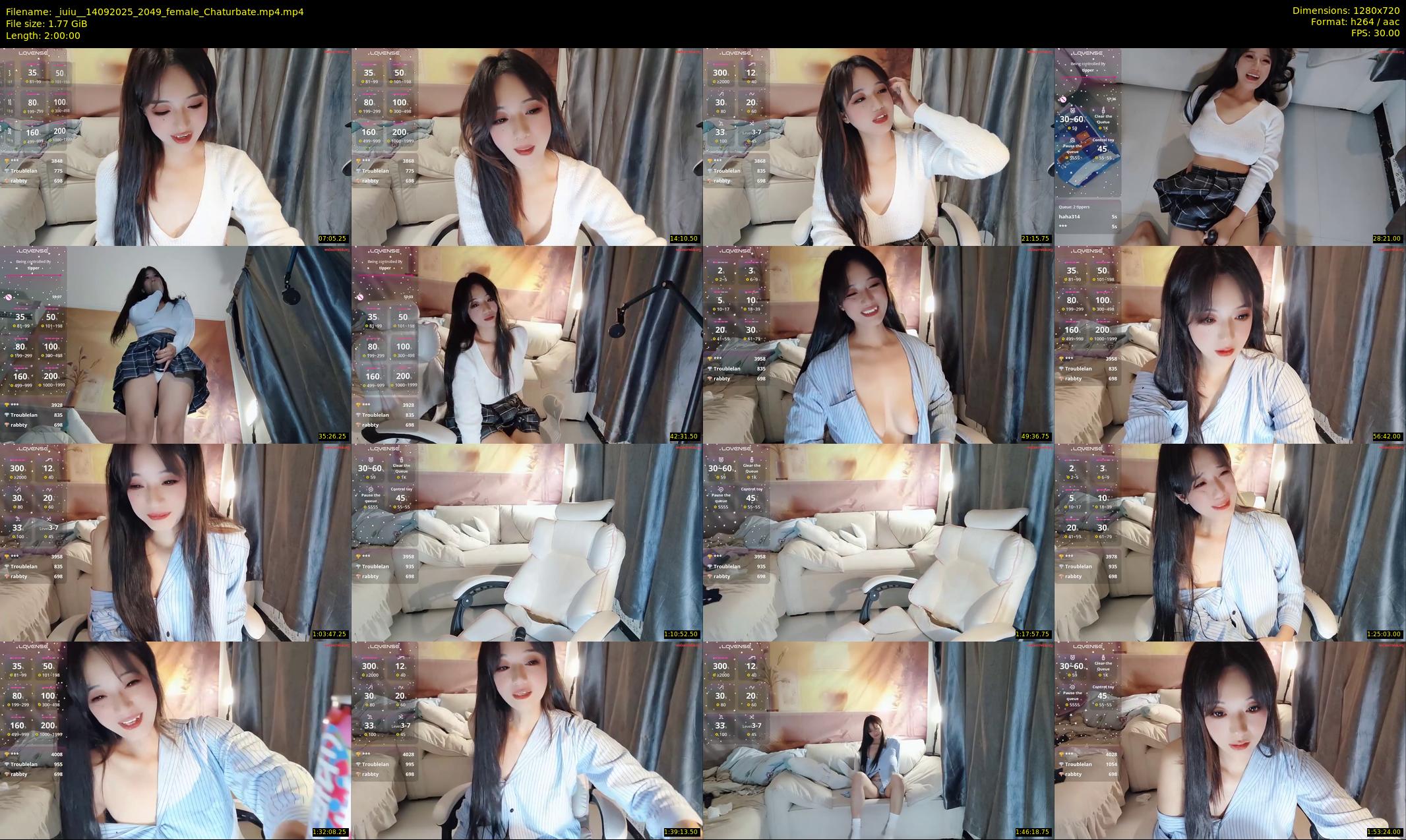 _iuiu_ — 120 minute Chaturbate female cam show recording, 720p, Sep 14, 2025