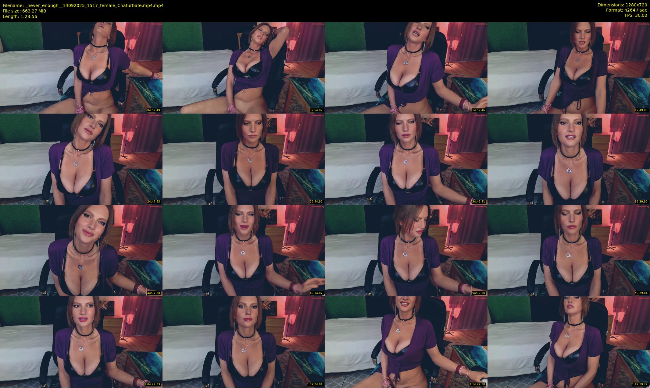 _never_enough_ — 84 minute Chaturbate female cam show recording, 720p, Sep 14, 2025