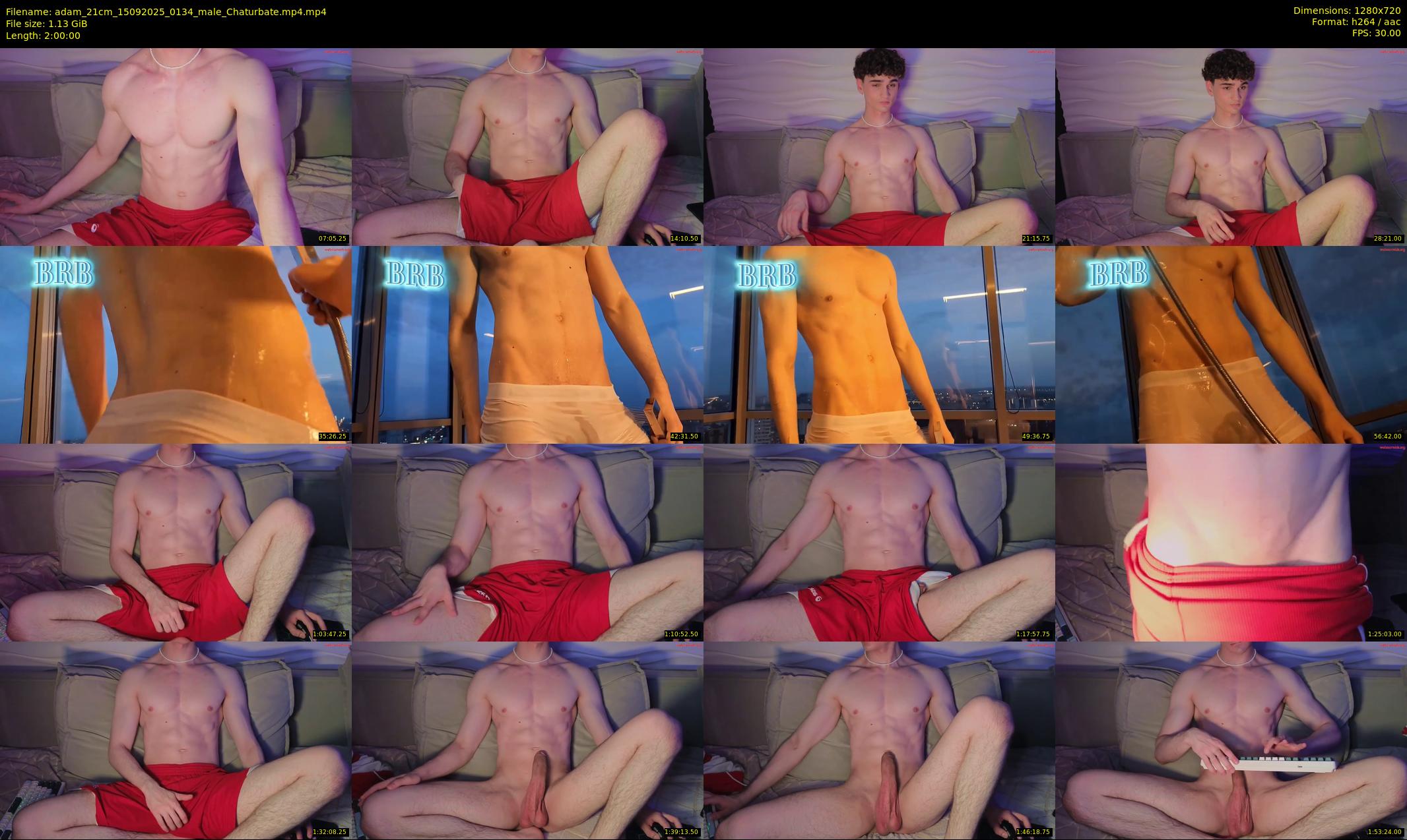 adam_21cm — 120 minute Chaturbate male cam show recording, 720p, Sep 15, 2025