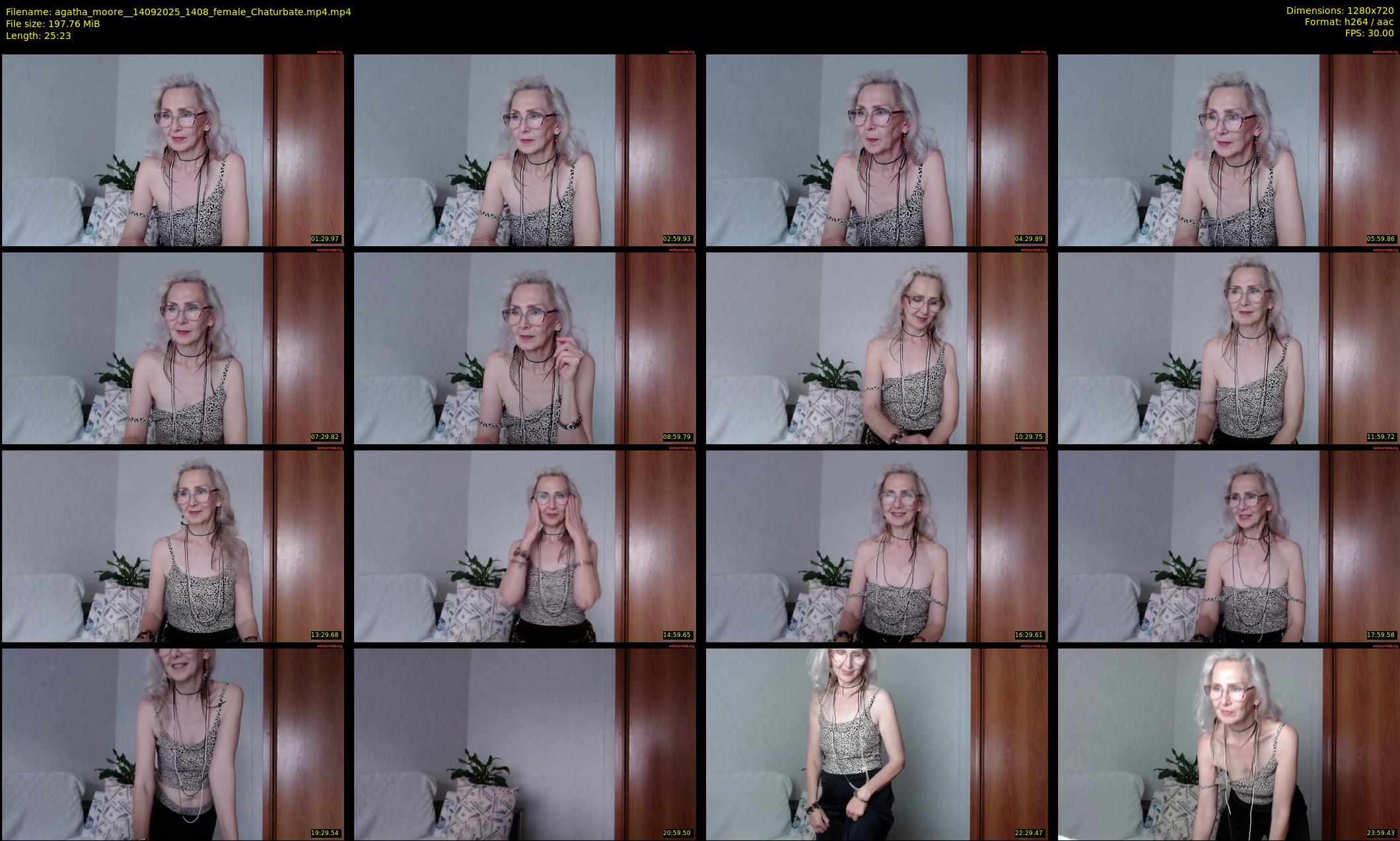 agatha_moore_ — 26 minute Chaturbate female cam show recording, 720p, Sep 14, 2025