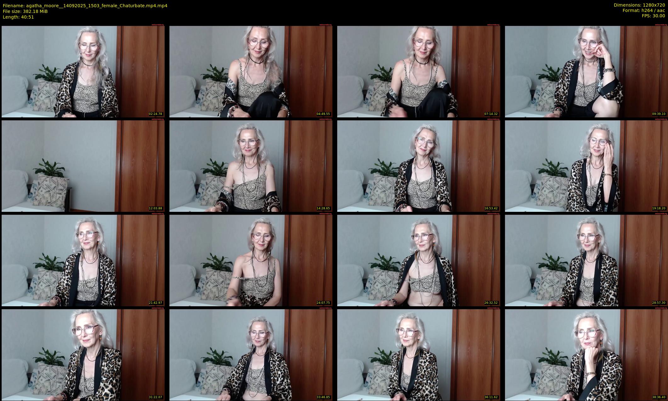 agatha_moore_ — 41 minute Chaturbate female cam show recording, 720p, Sep 14, 2025
