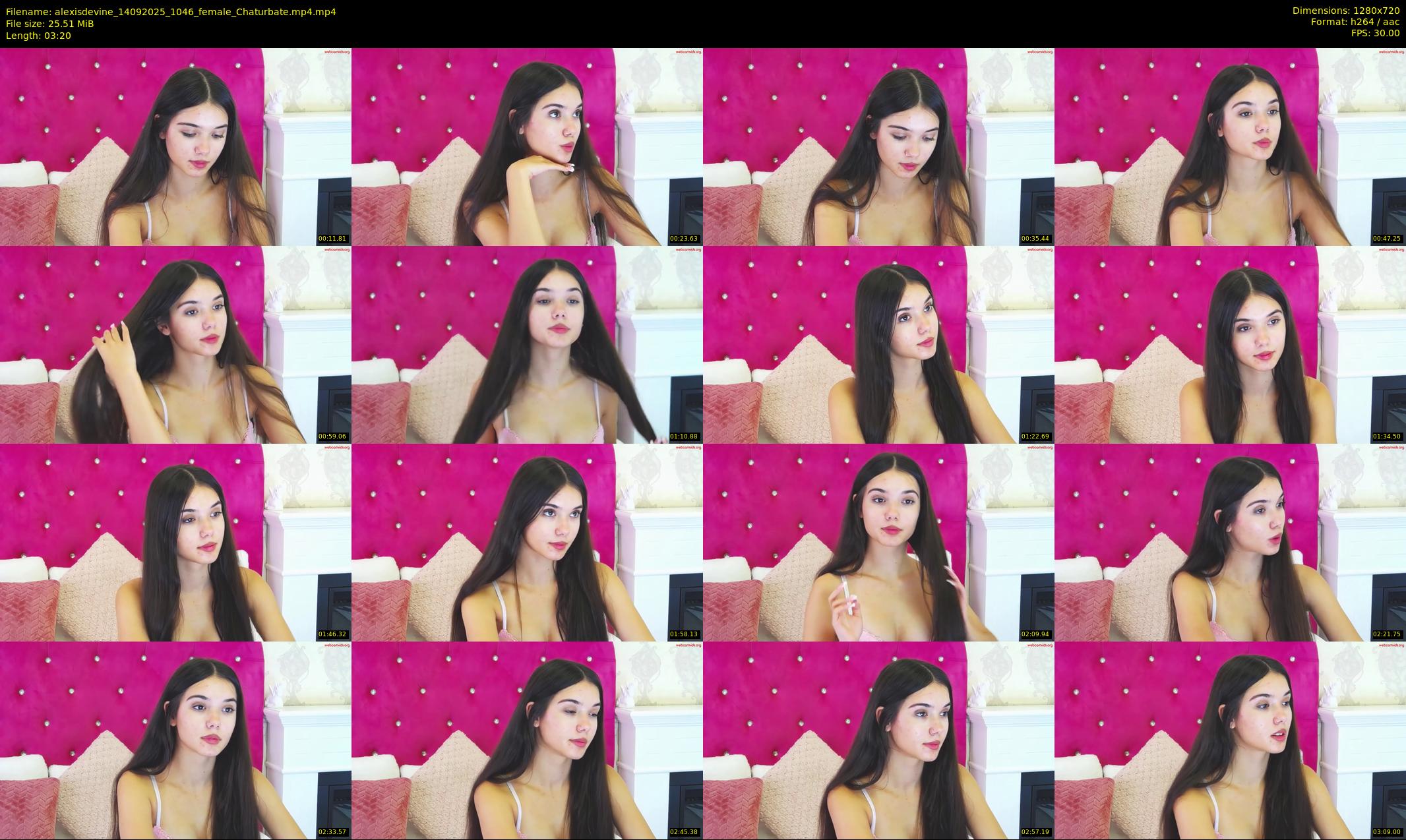 alexisdevine — 4 minute Chaturbate female cam show recording, 720p, Sep 14, 2025
