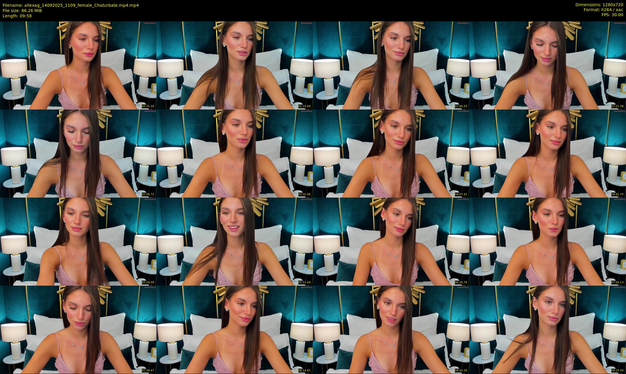 allexag — 10 minute Chaturbate female cam show recording, 720p, Sep 14, 2025