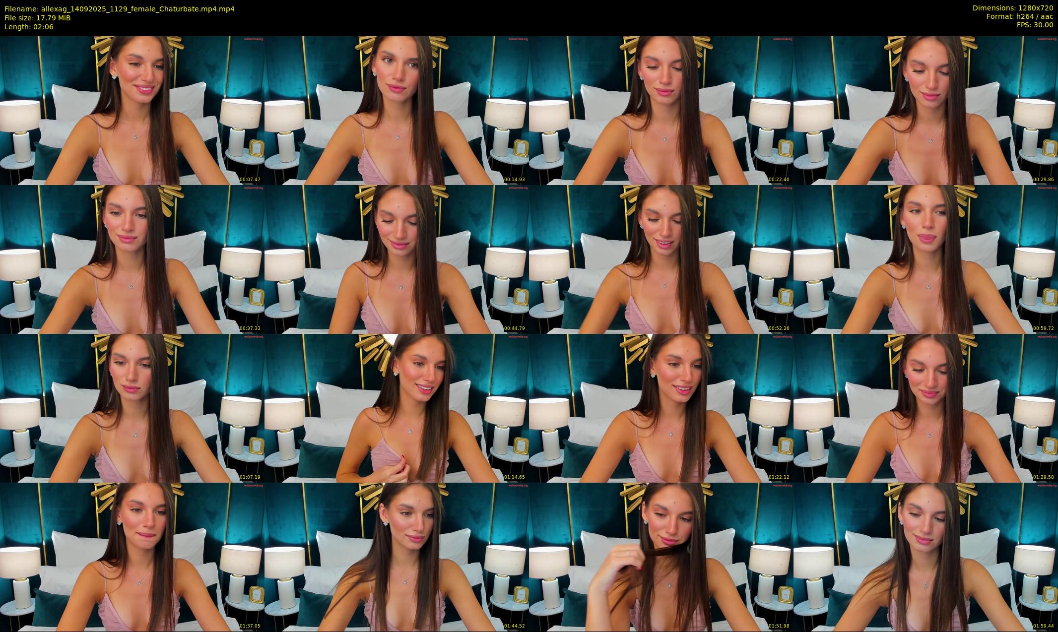 allexag — 3 minute Chaturbate female cam show recording, 720p, Sep 14, 2025