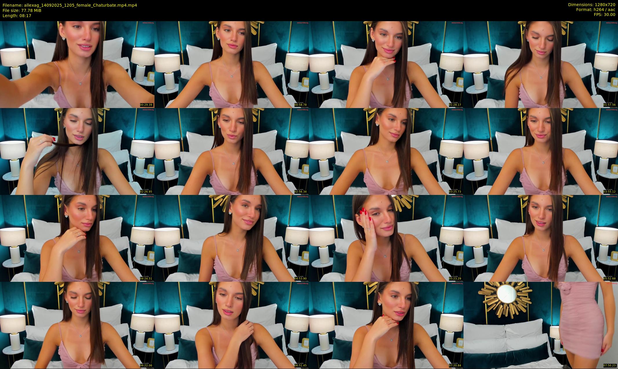 allexag — 9 minute Chaturbate female cam show recording, 720p, Sep 14, 2025