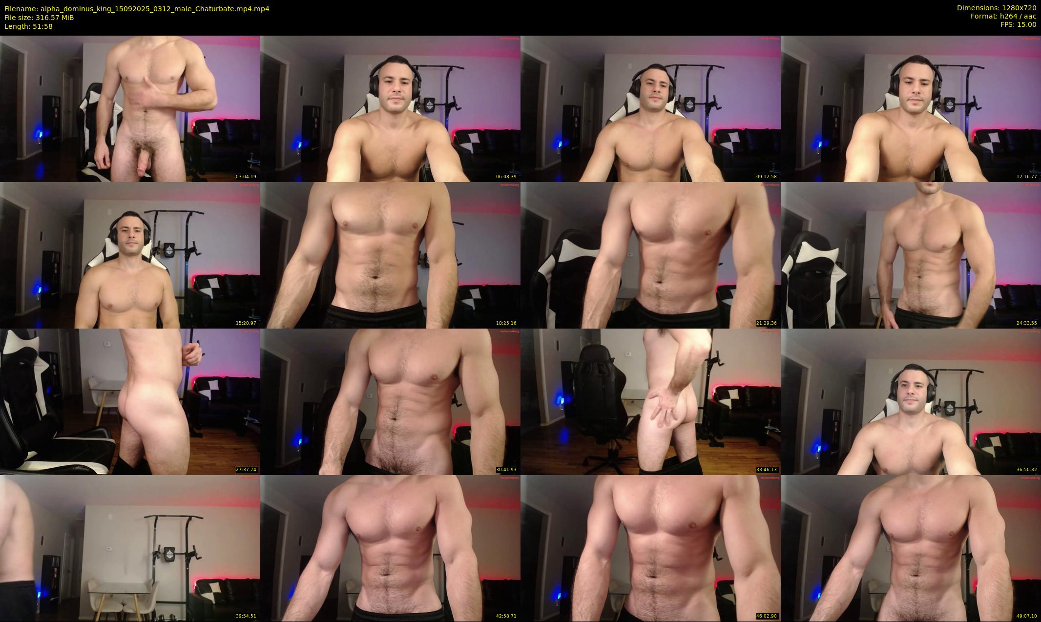 alpha_dominus_king — 52 minute Chaturbate male cam show recording, 720p, Sep 15, 2025