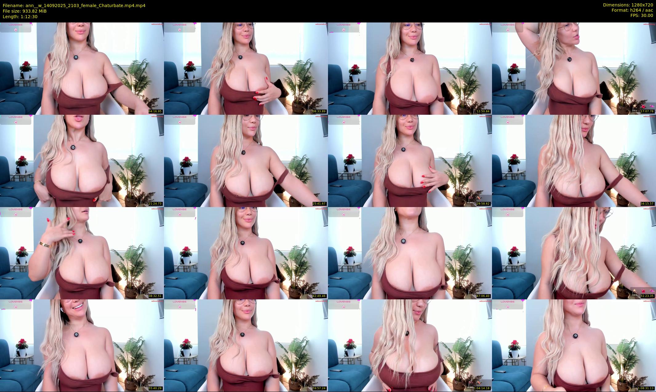 ann__w — 73 minute Chaturbate female cam show recording, 720p, Sep 14, 2025