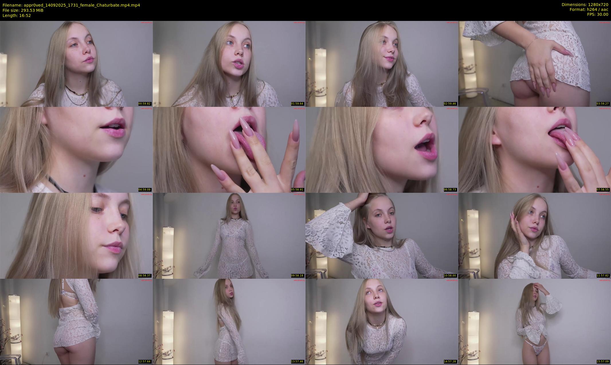 appr0ved — 17 minute Chaturbate female cam show recording, 720p, Sep 14, 2025
