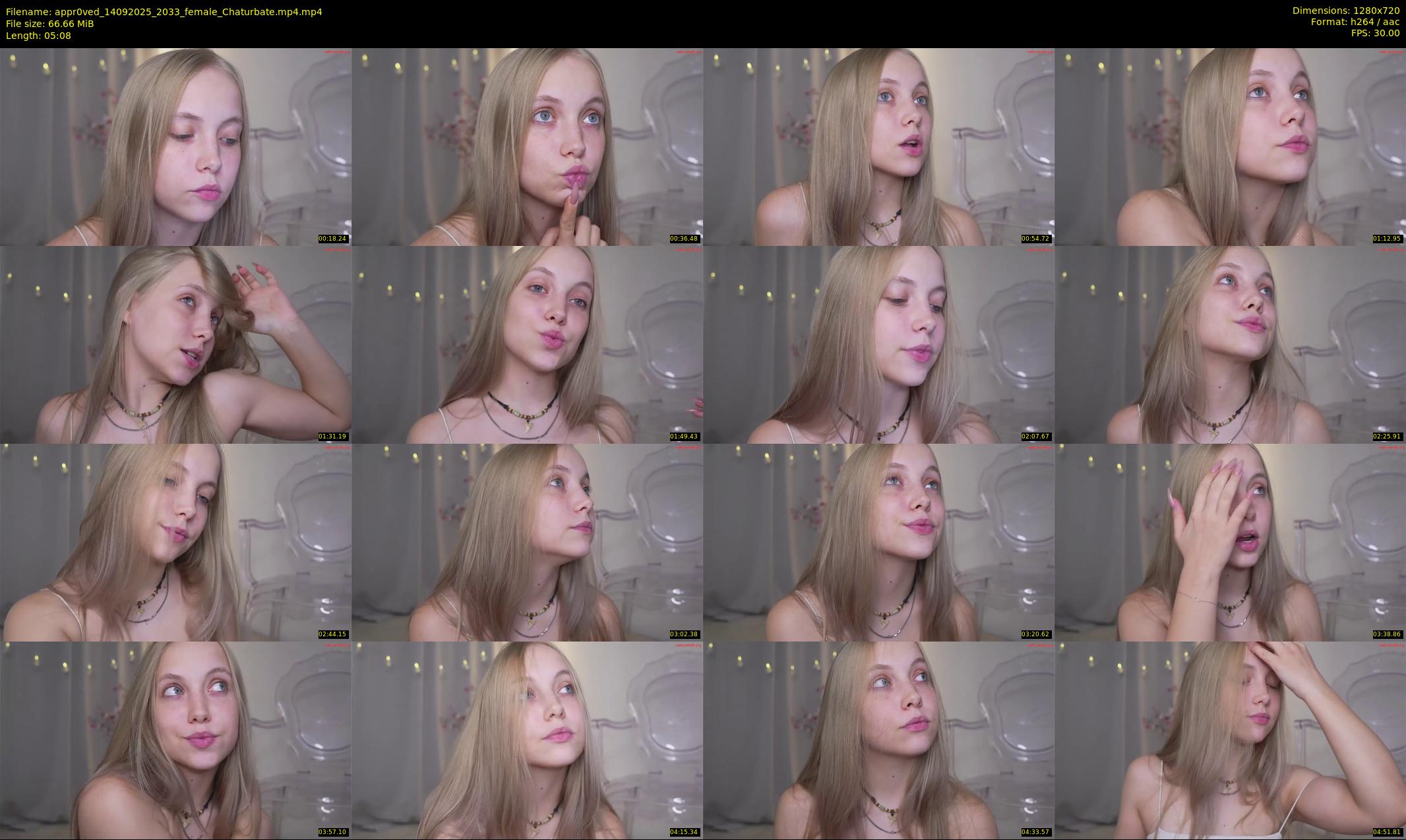 appr0ved — 6 minute Chaturbate female cam show recording, 720p, Sep 14, 2025