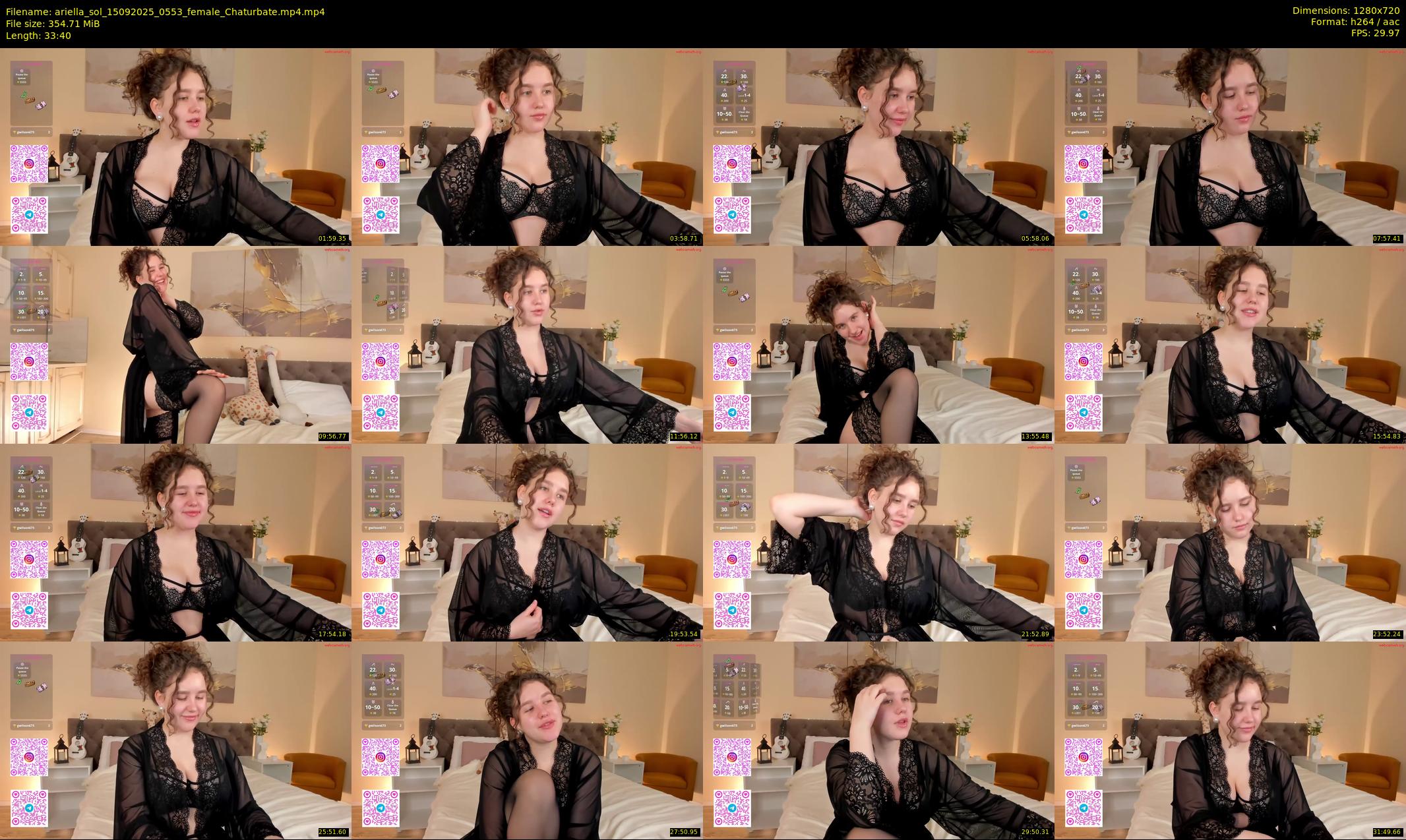 ariella_sol — 34 minute Chaturbate female cam show recording, 720p, Sep 15, 2025