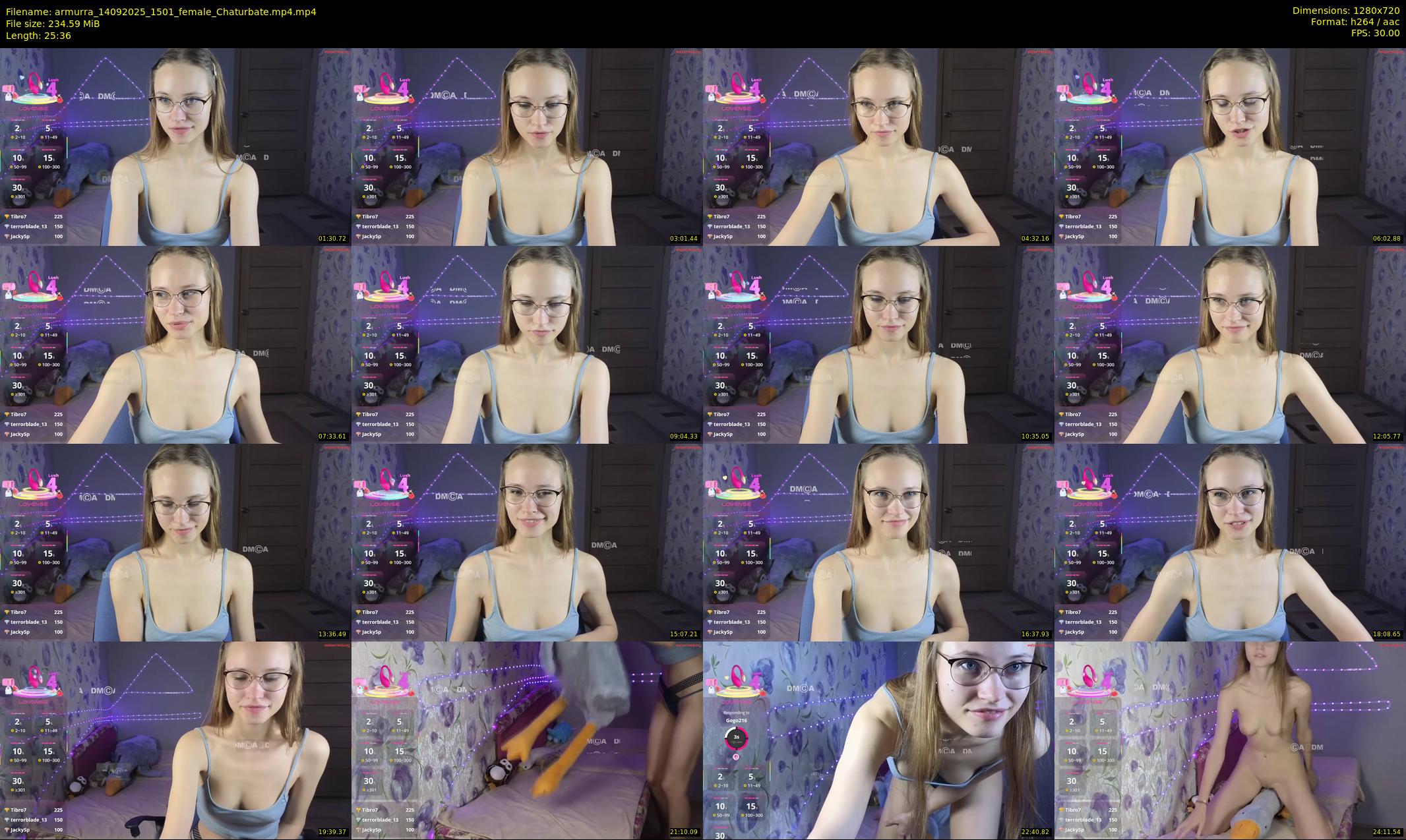 armurra — 26 minute Chaturbate female cam show recording, 720p, Sep 14, 2025