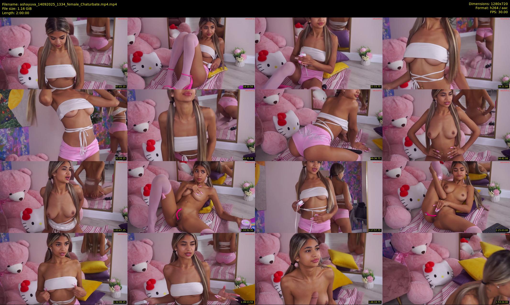 ashayuva — 120 minute Chaturbate female cam show recording, 720p, Sep 14, 2025