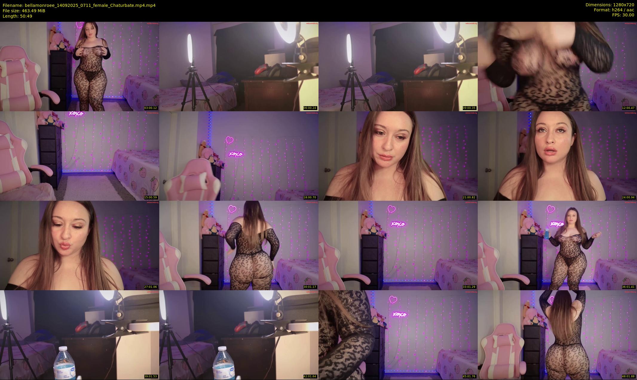 bellamonroee — 51 minute Chaturbate female cam show recording, 720p, Sep 14, 2025
