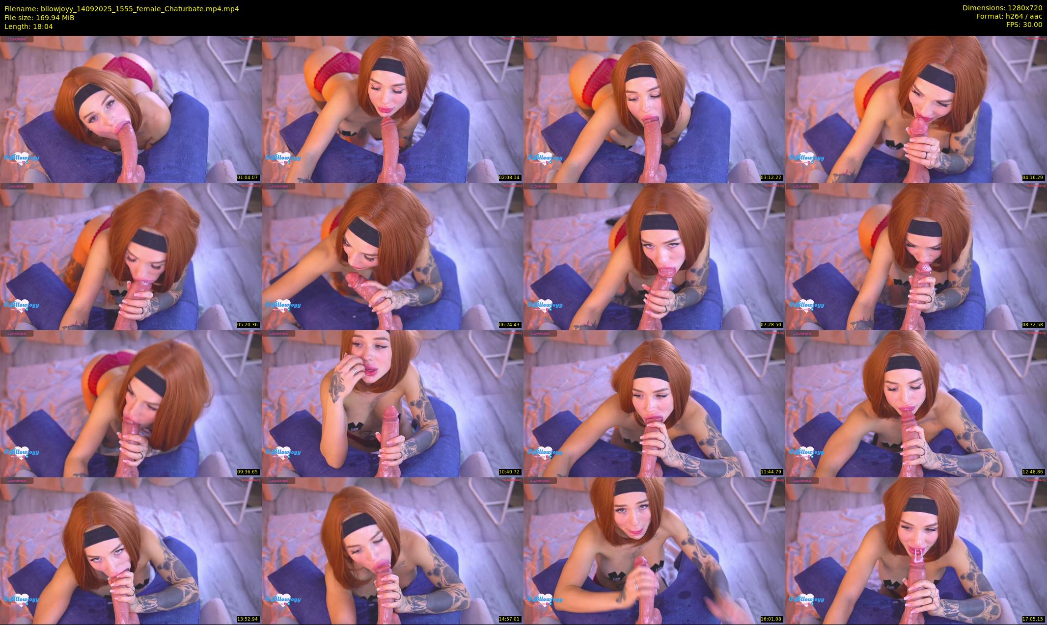 bllowjoyy — 19 minute Chaturbate female cam show recording, 720p, Sep 14, 2025