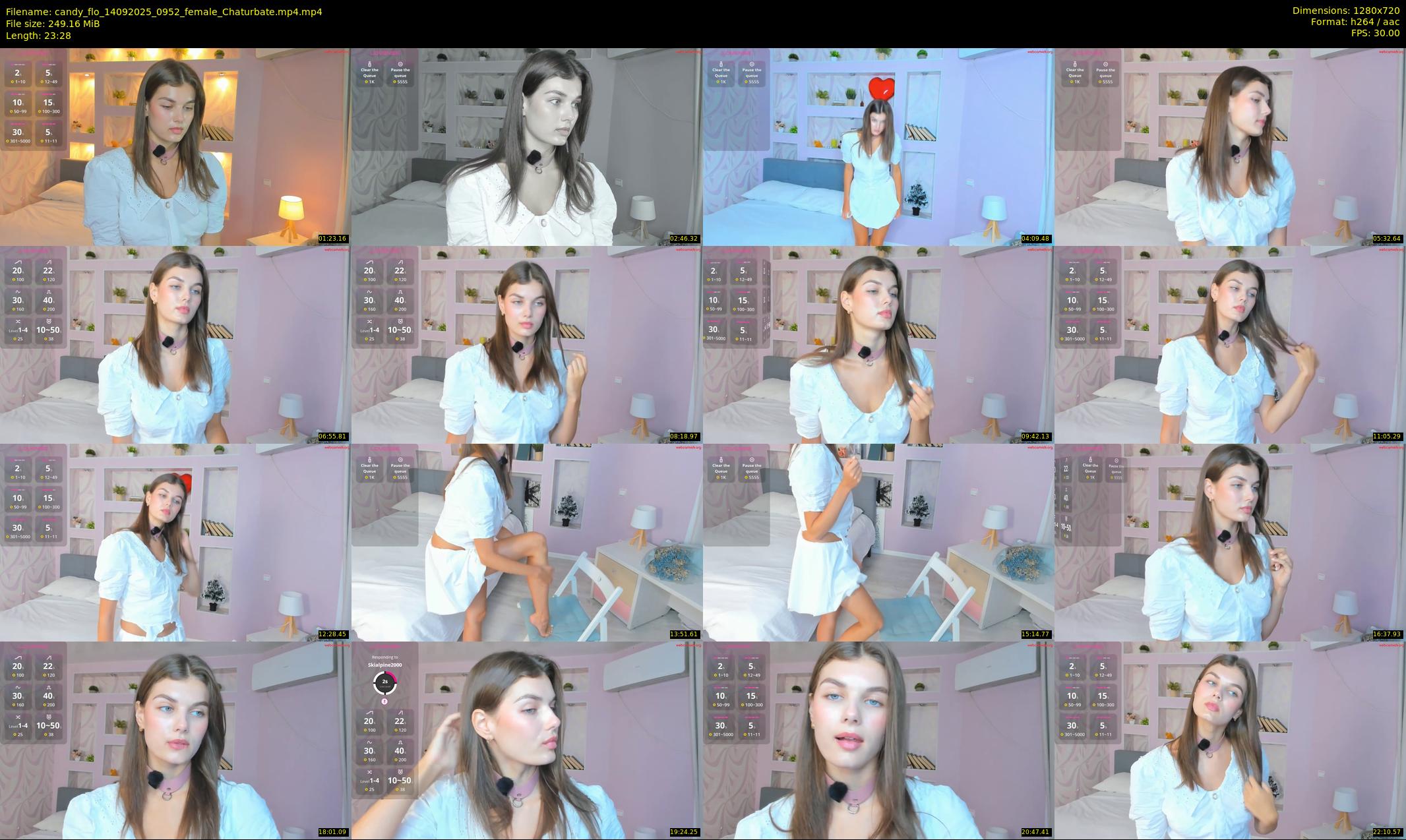 candy_flo — 24 minute Chaturbate female cam show recording, 720p, Sep 14, 2025