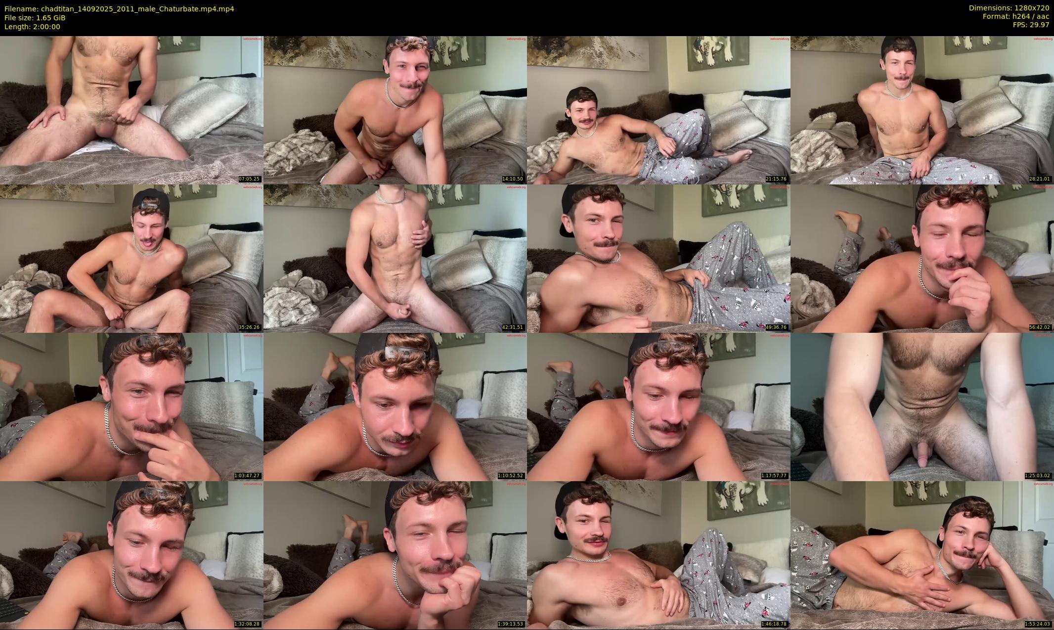 chadtitan — 120 minute Chaturbate male cam show recording, 720p, Sep 14, 2025