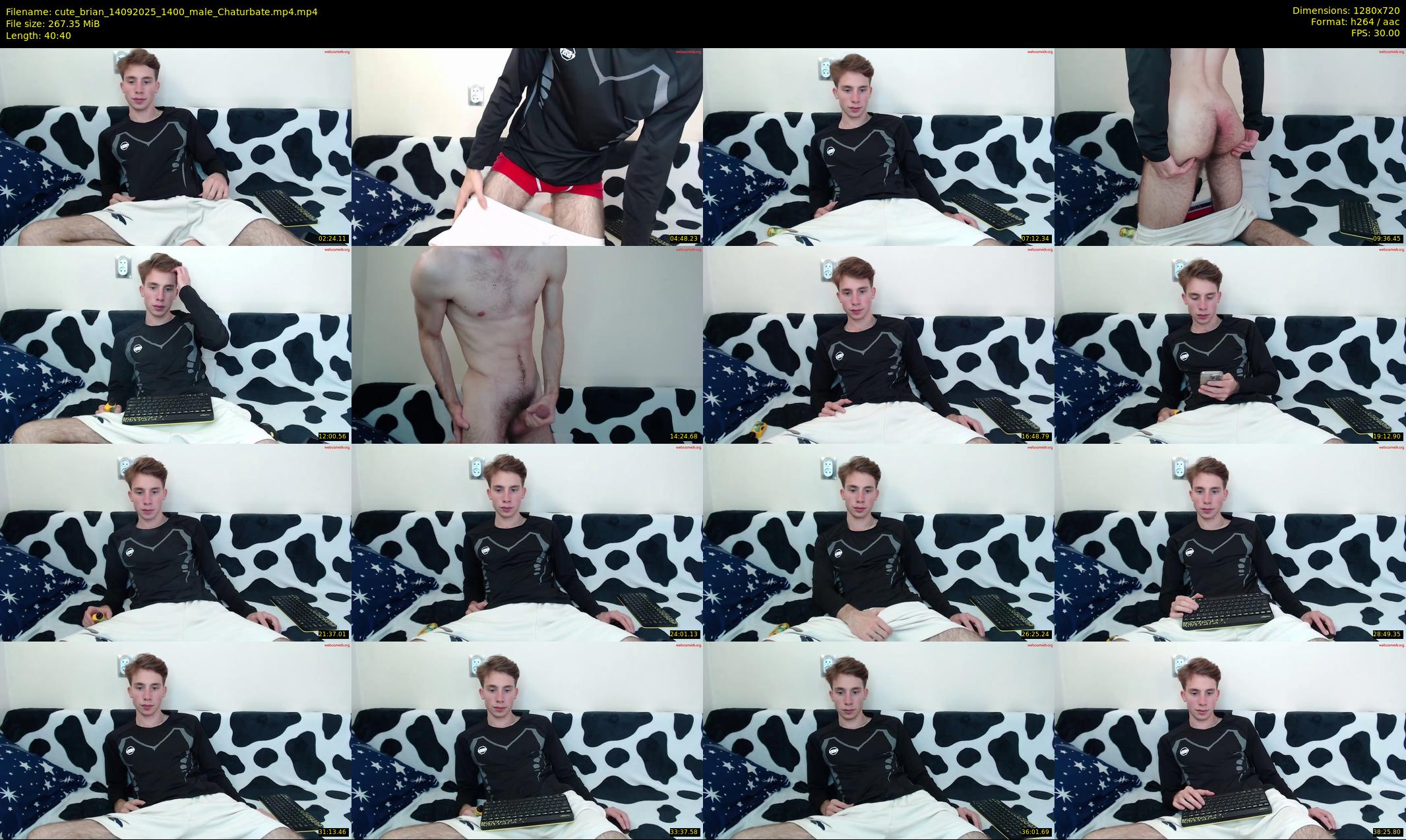 cute_brian — 41 minute Chaturbate male cam show recording, 720p, Sep 14, 2025