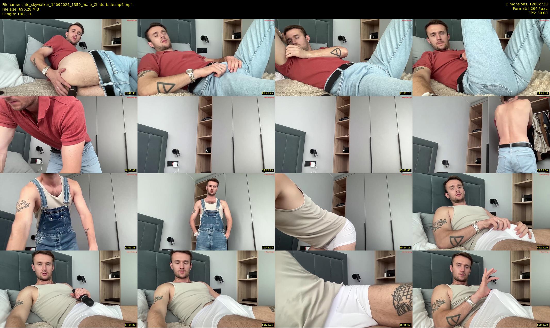 cute_skywalker — 63 minute Chaturbate male cam show recording, 720p, Sep 14, 2025