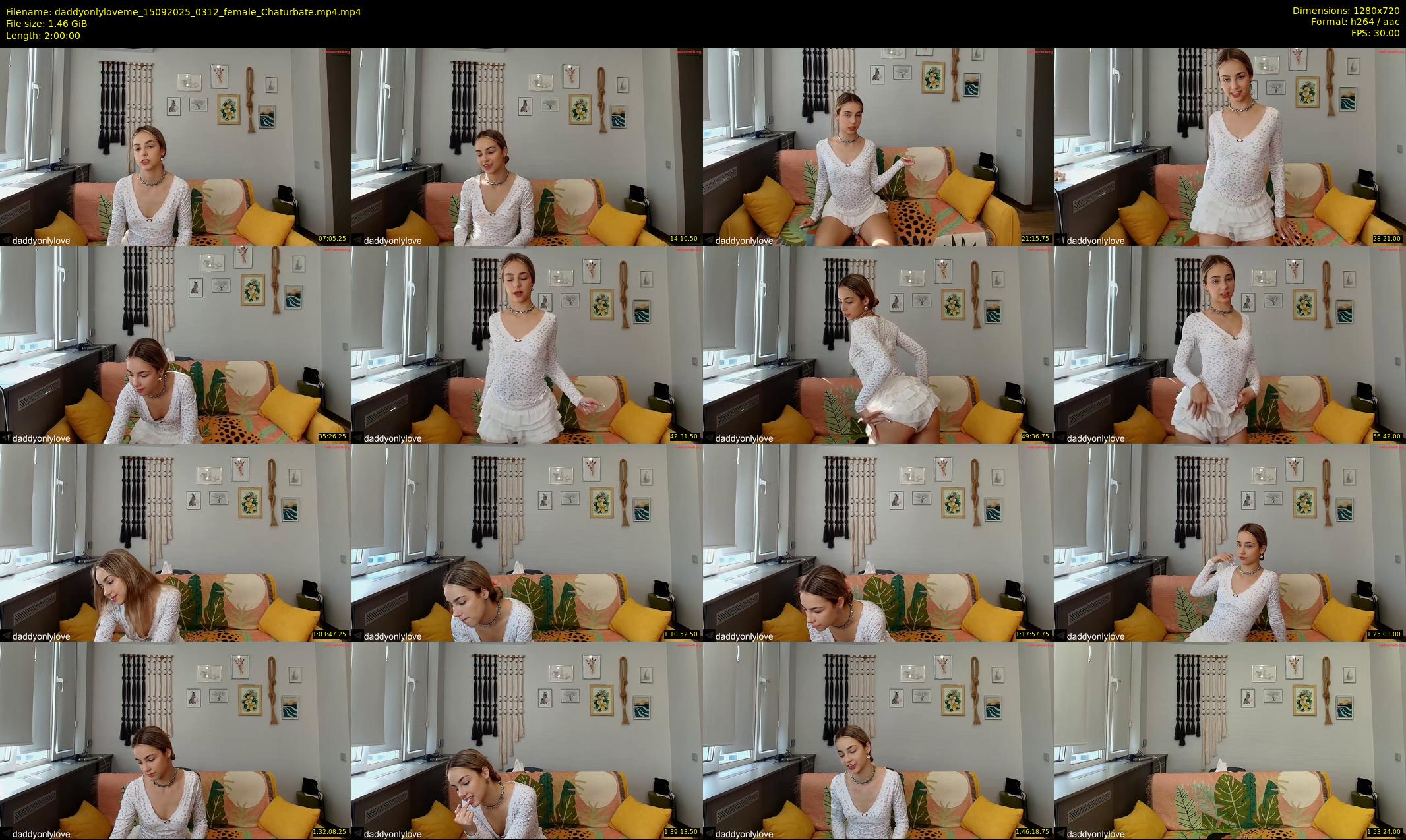 daddyonlyloveme — 120 minute Chaturbate female cam show recording, 720p, Sep 15, 2025