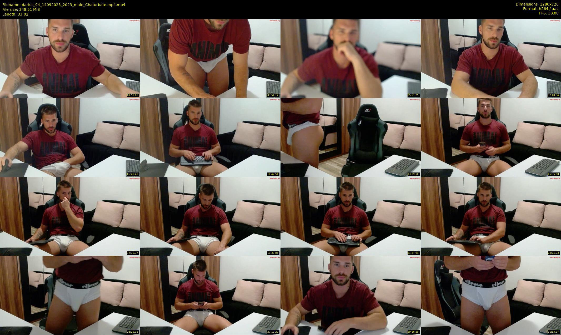 darius_94 — 34 minute Chaturbate male cam show recording, 720p, Sep 14, 2025