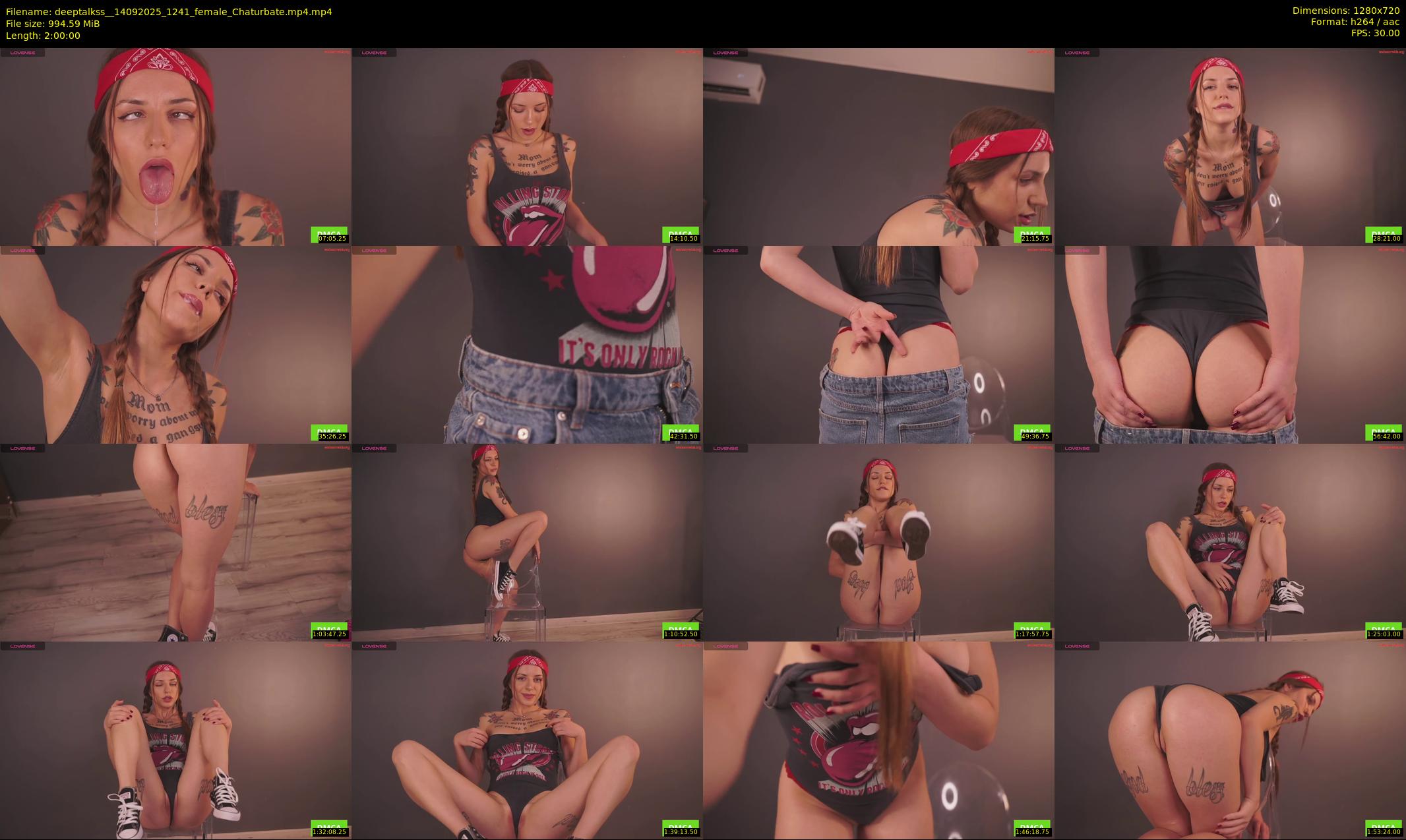 deeptalkss_ — 120 minute Chaturbate female cam show recording, 720p, Sep 14, 2025