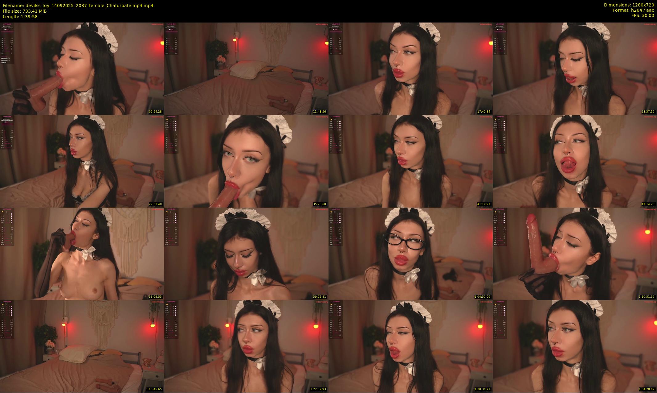 devilss_toy — 100 minute Chaturbate female cam show recording, 720p, Sep 14, 2025