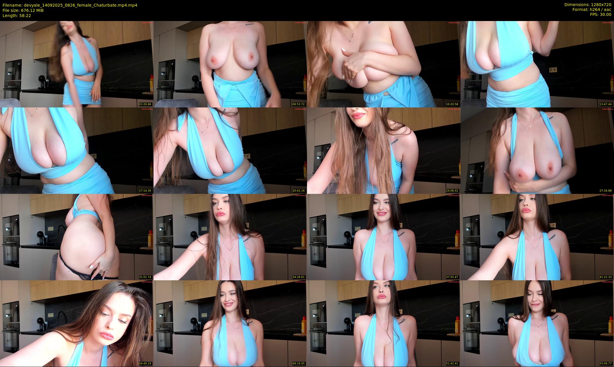 devyale — 59 minute Chaturbate female cam show recording, 720p, Sep 14, 2025