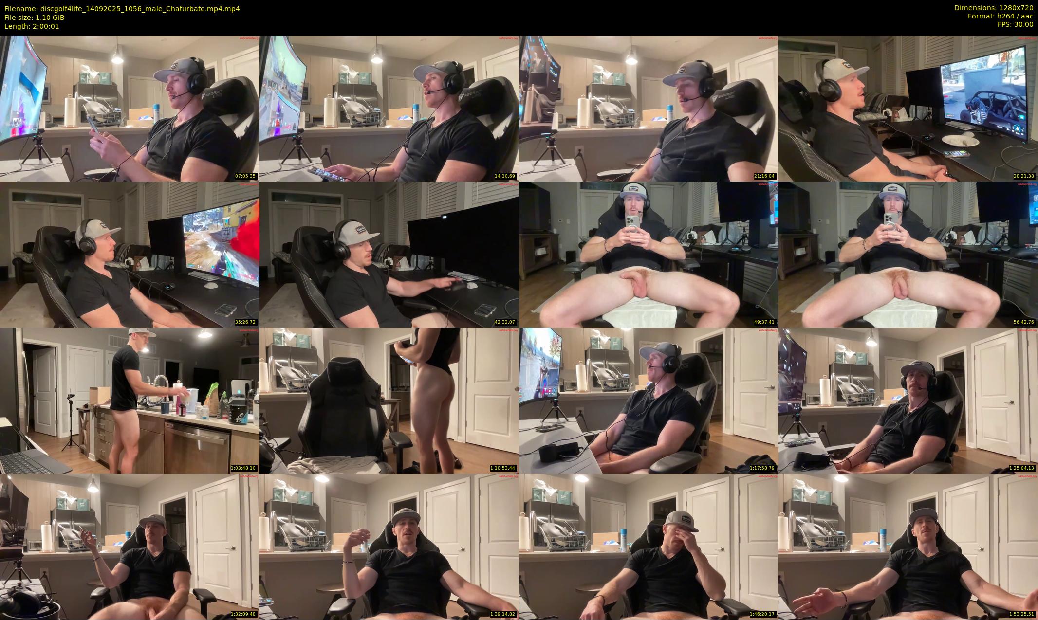 discgolf4life — 121 minute Chaturbate male cam show recording, 720p, Sep 14, 2025