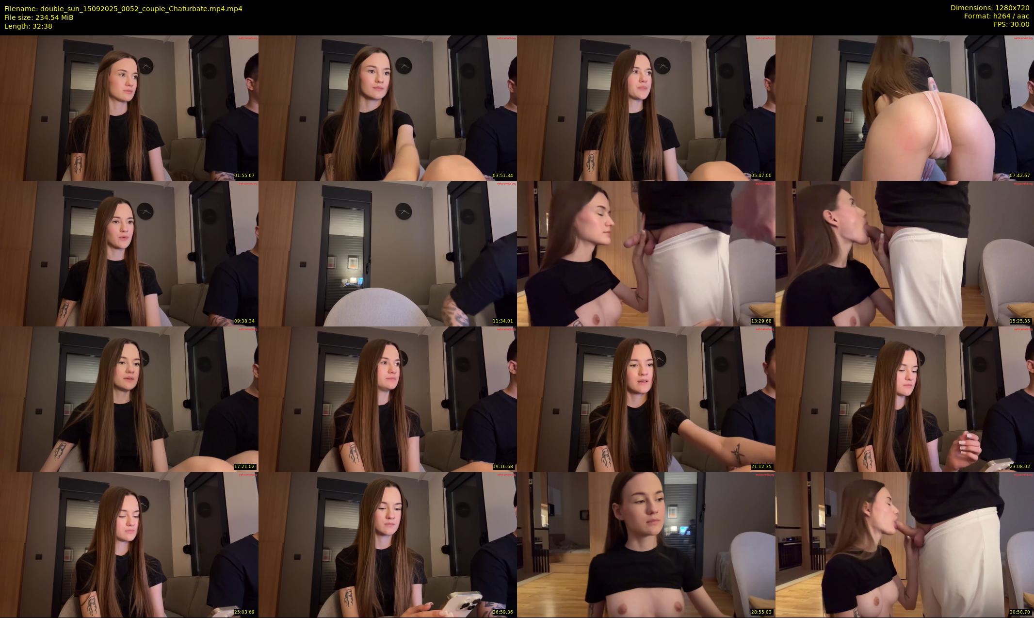 double_sun — 33 minute Chaturbate couple cam show recording, 720p, Sep 15, 2025