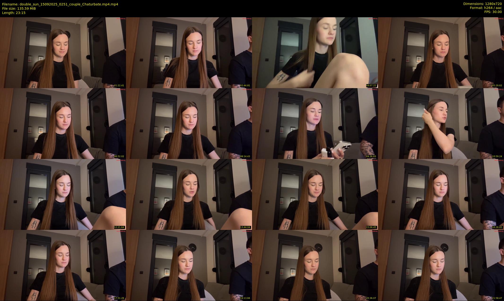 double_sun — 24 minute Chaturbate couple cam show recording, 720p, Sep 15, 2025