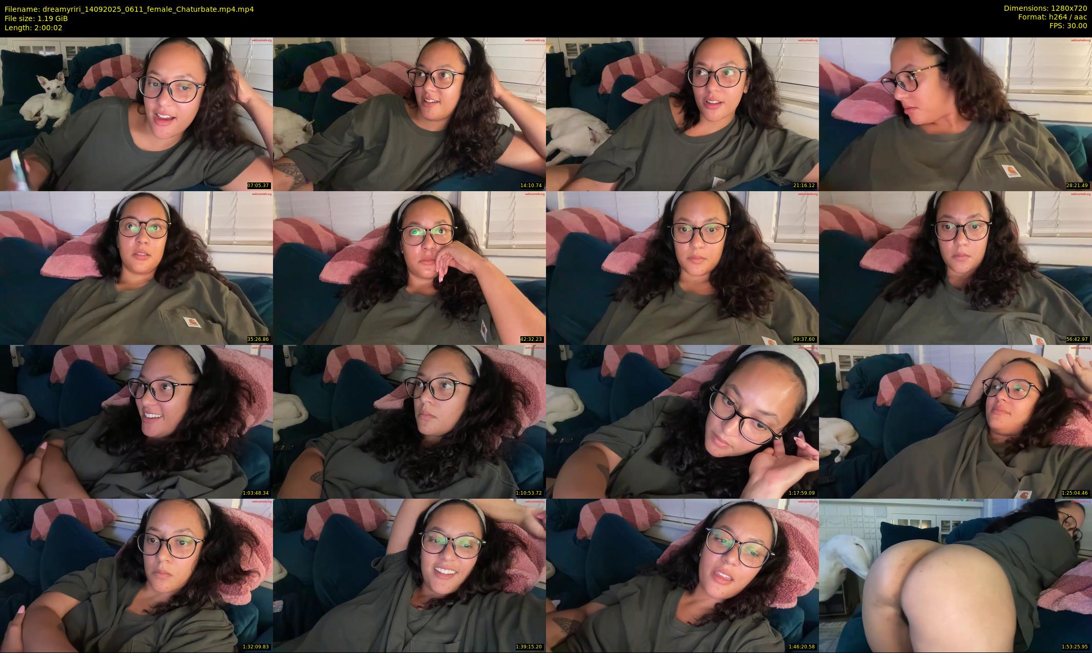 dreamyriri — 121 minute Chaturbate female cam show recording, 720p, Sep 14, 2025