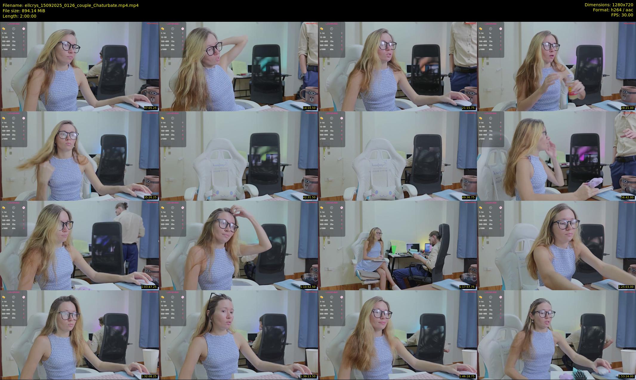 ellcrys — 120 minute Chaturbate couple cam show recording, 720p, Sep 15, 2025