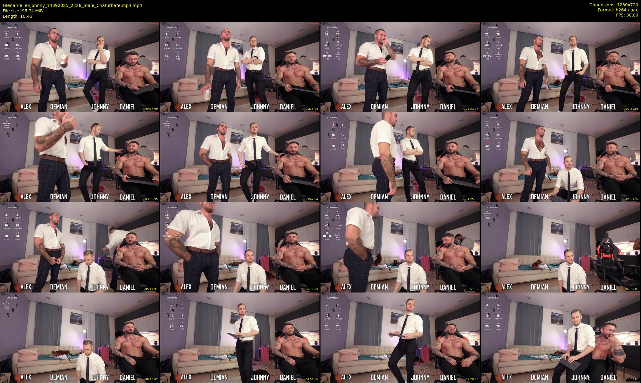 enjohnny — 11 minute Chaturbate male cam show recording, 720p, Sep 14, 2025